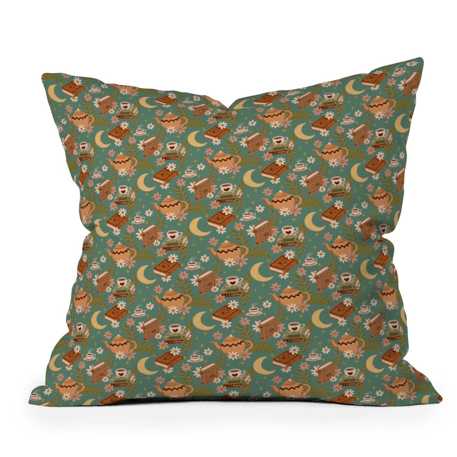 Avenie Moonlit Reading Nook I Outdoor Throw Pillow