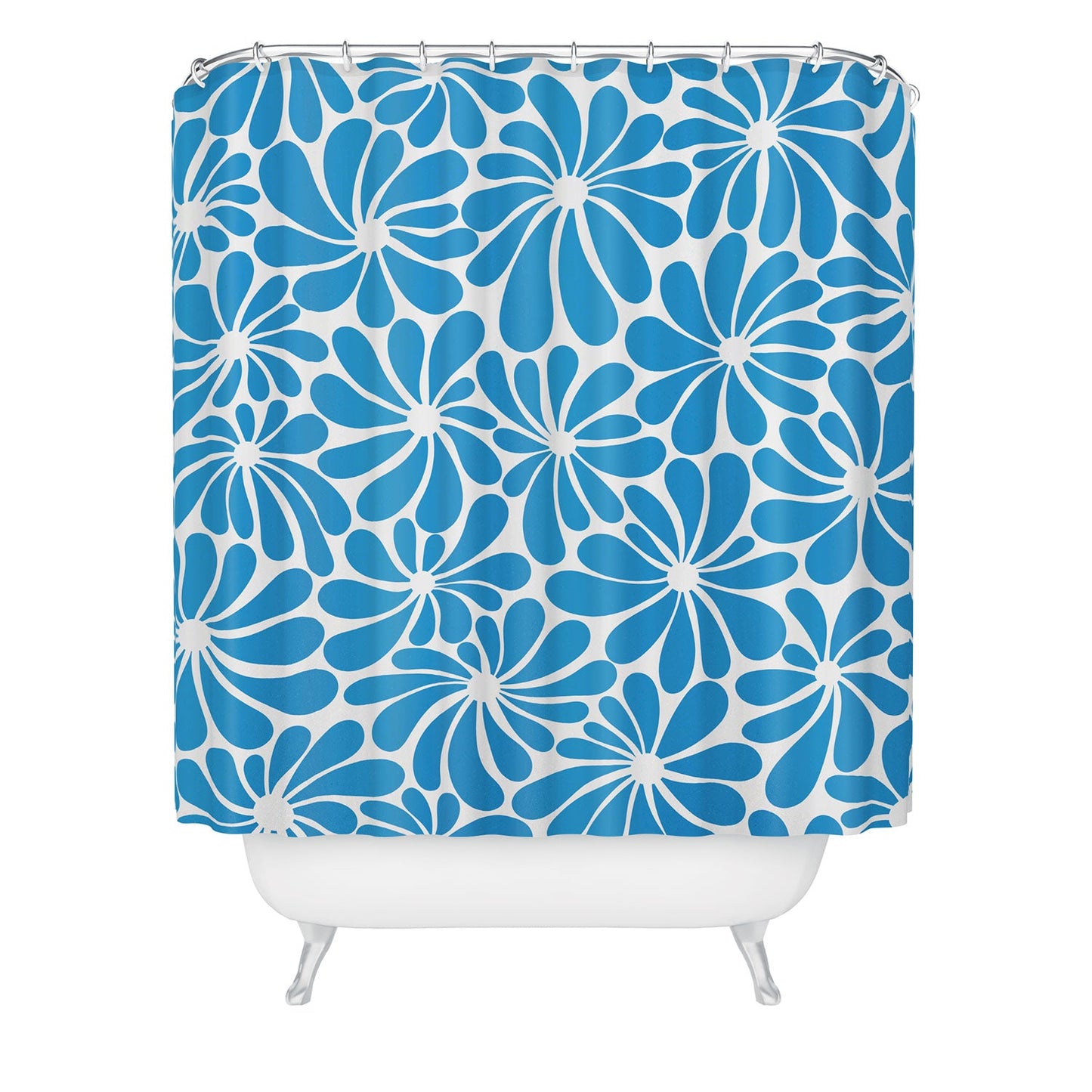 Jenean Morrison All Summer Long in Blue Shower Curtain