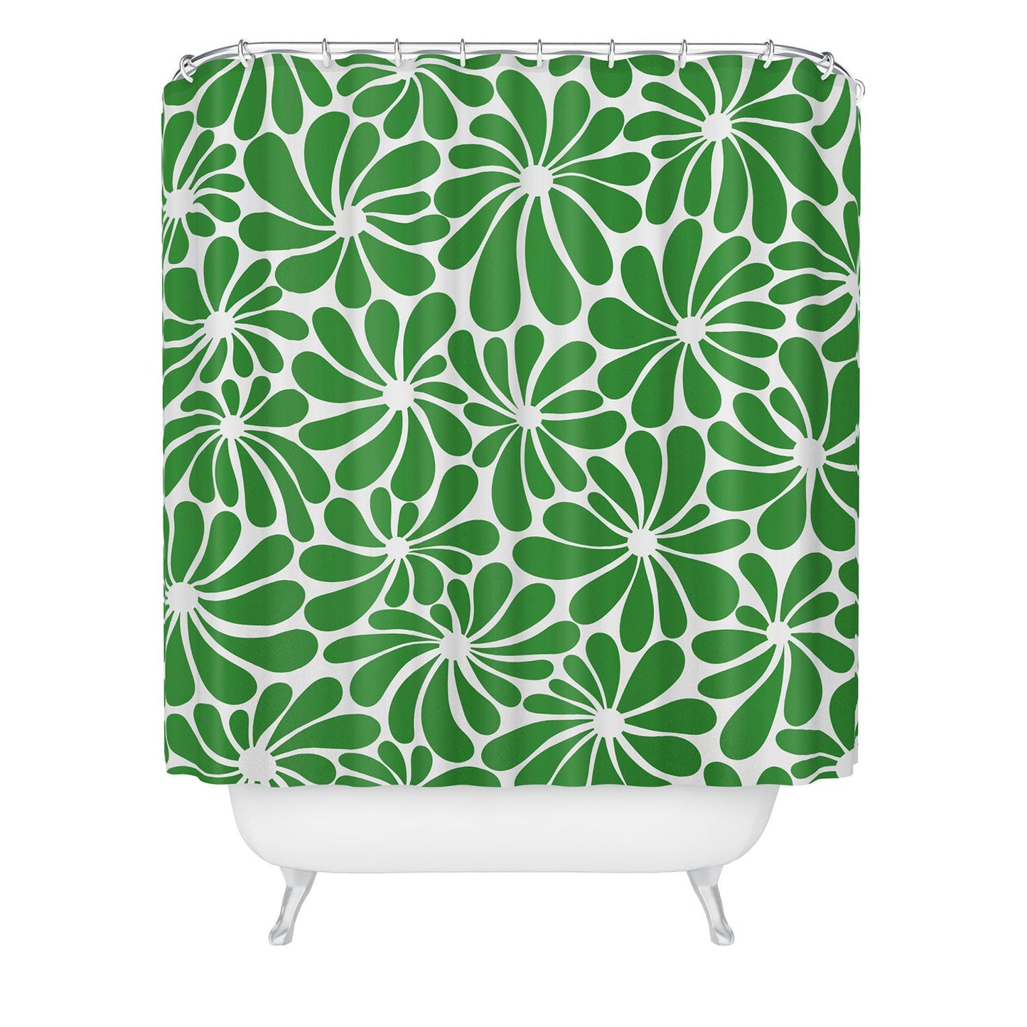 Jenean Morrison All Summer Long in Green Shower Curtain