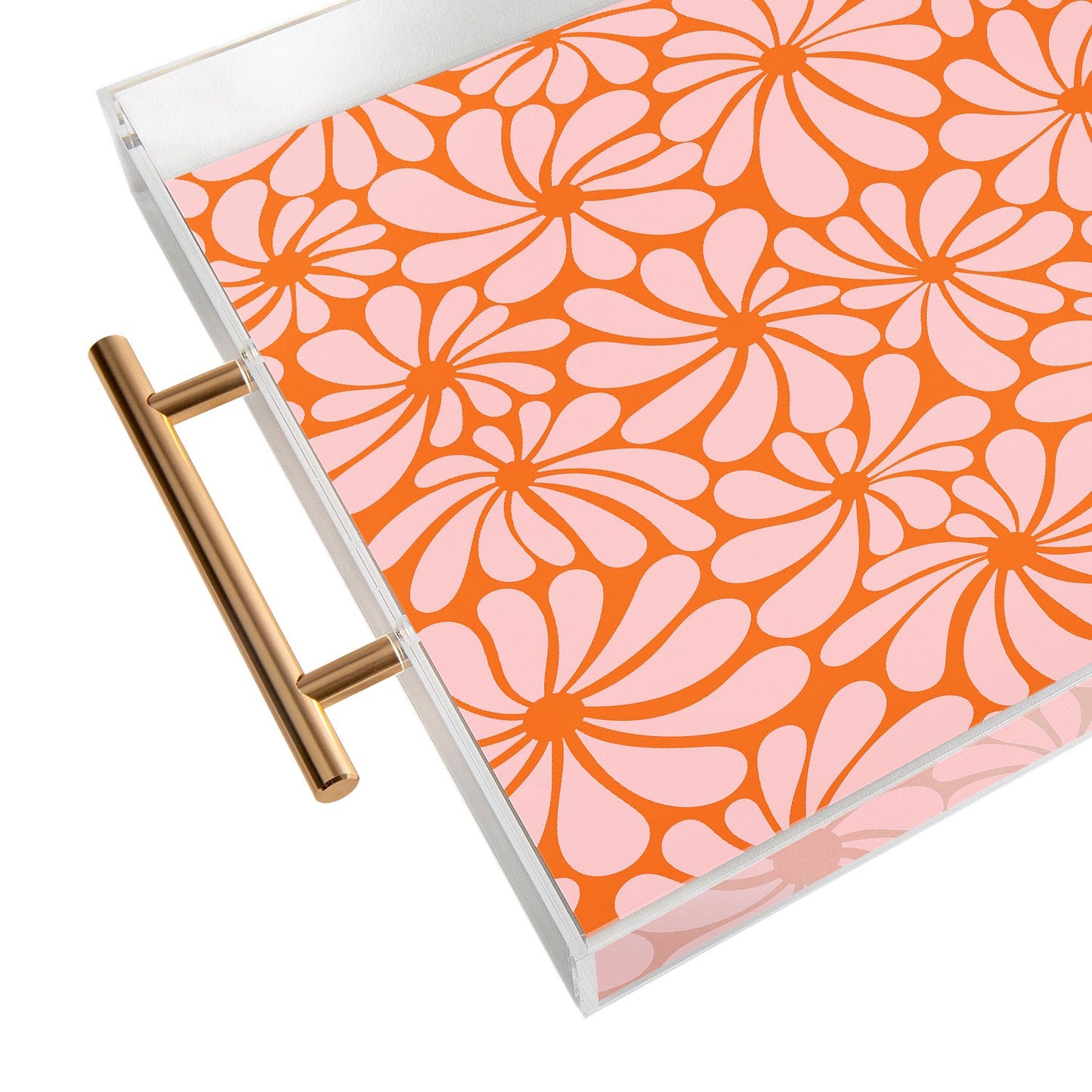 Jenean Morrison All Summer Long in Orange Acrylic Tray