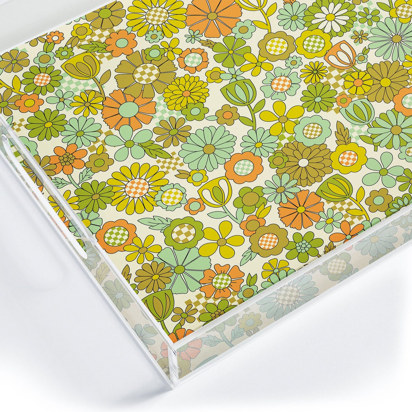 Jenean Morrison Checkered Past Acrylic Tray