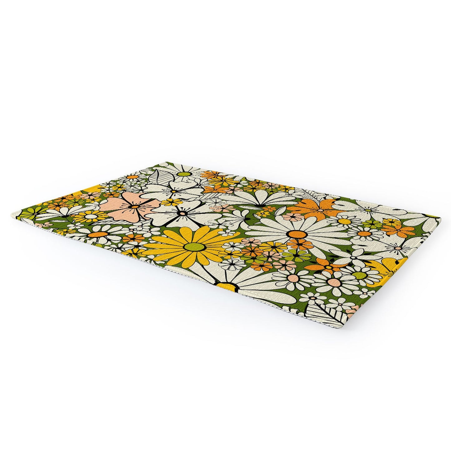 Jenean Morrison Counting Flowers in the 1960s Area Rug