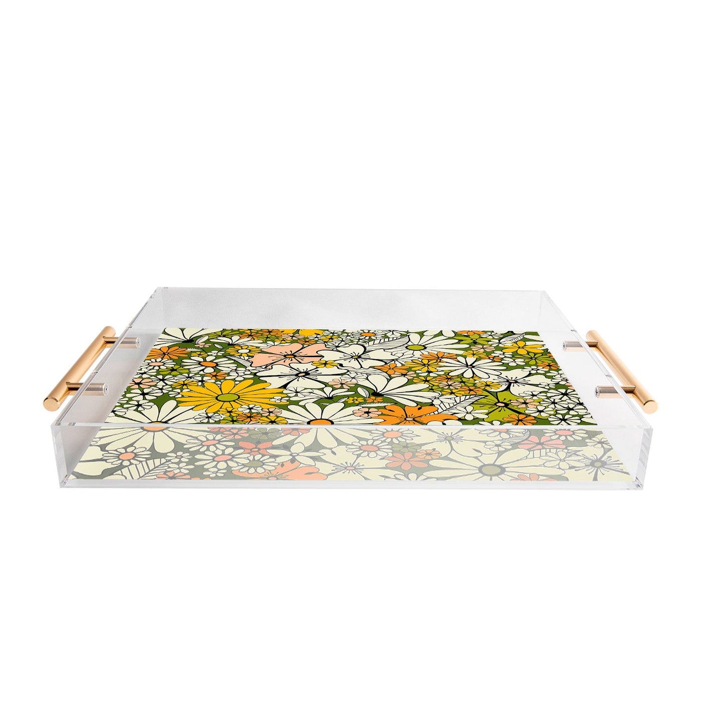 Jenean Morrison Counting Flowers in the 1960s Acrylic Tray