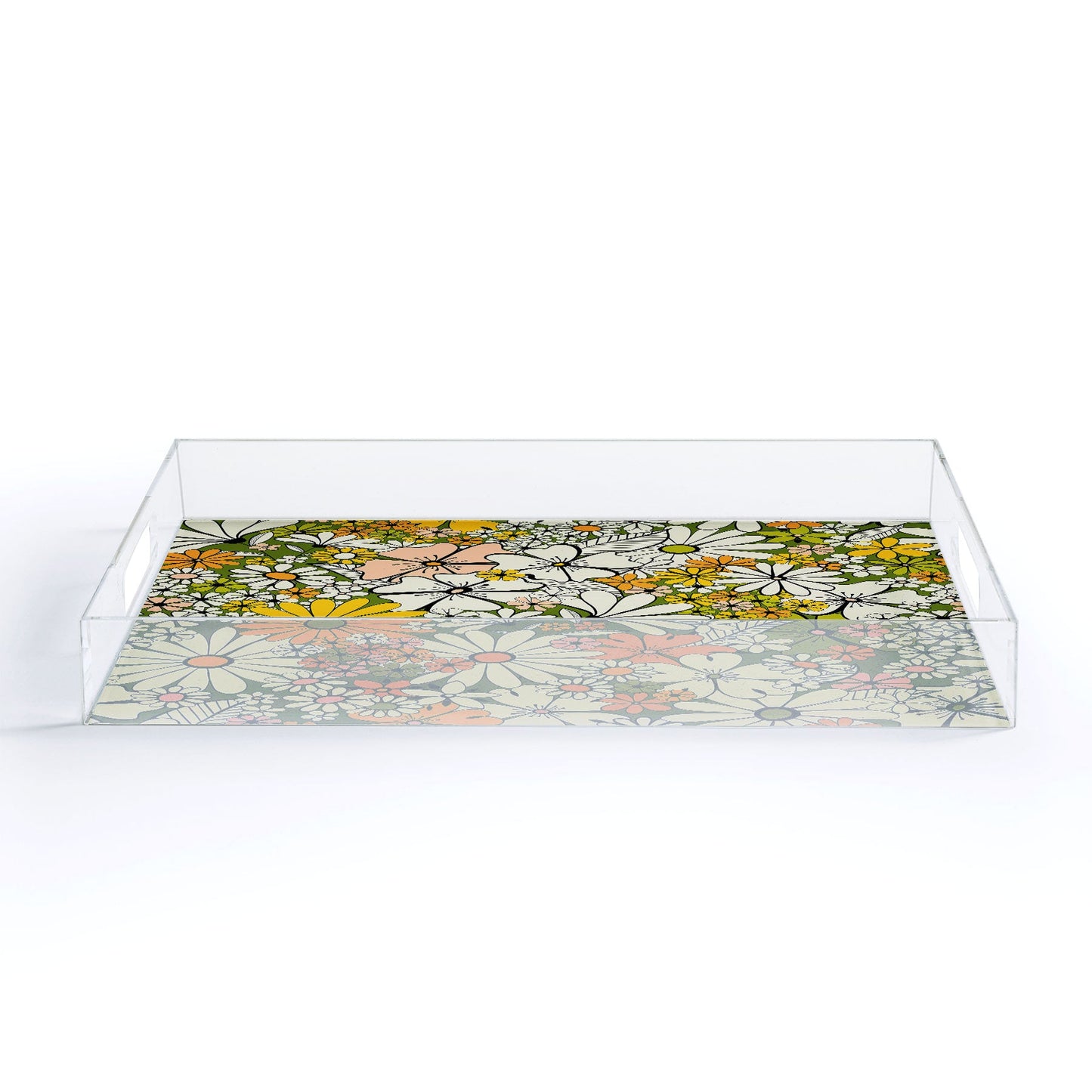 Jenean Morrison Counting Flowers in the 1960s Acrylic Tray