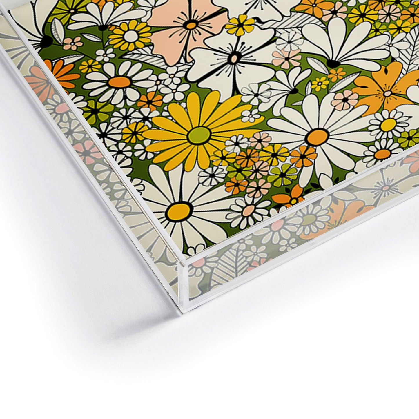 Jenean Morrison Counting Flowers in the 1960s Acrylic Tray