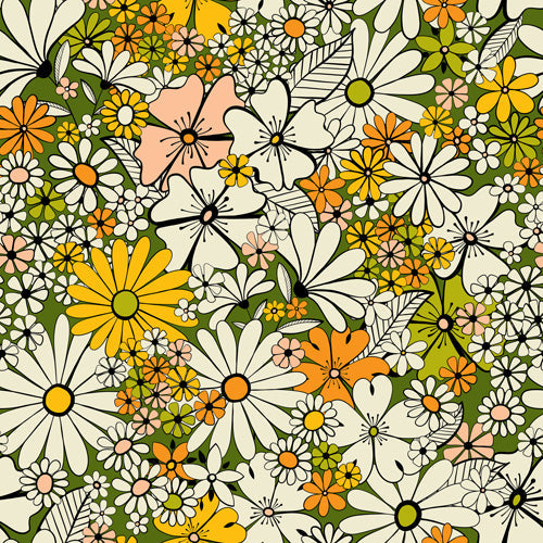 Jenean Morrison Counting Flowers in the 1960s Shower Curtain