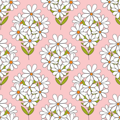 Jenean Morrison Daisy Bouquet Pink Shower Curtain