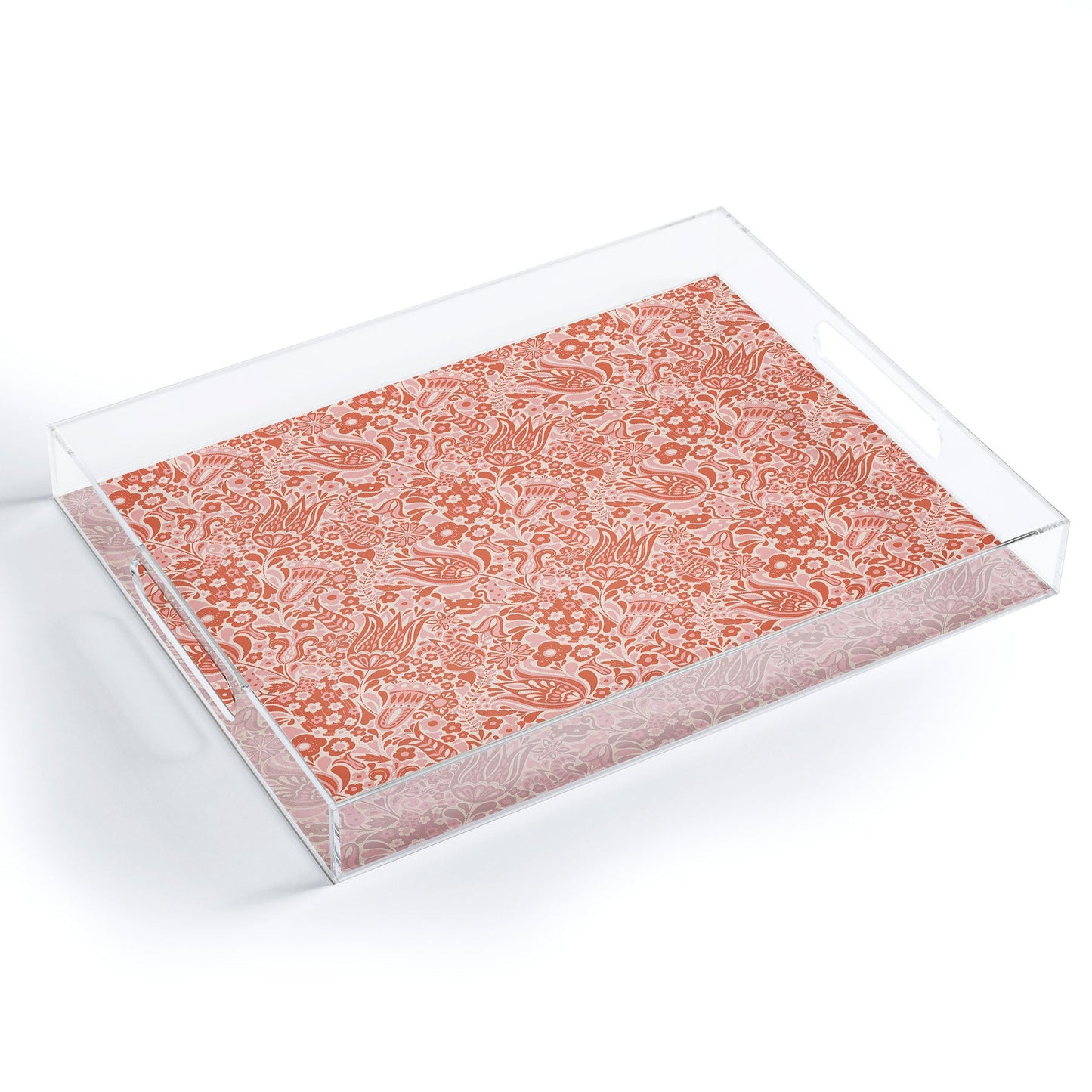 Jenean Morrison Floral Fair Acrylic Tray