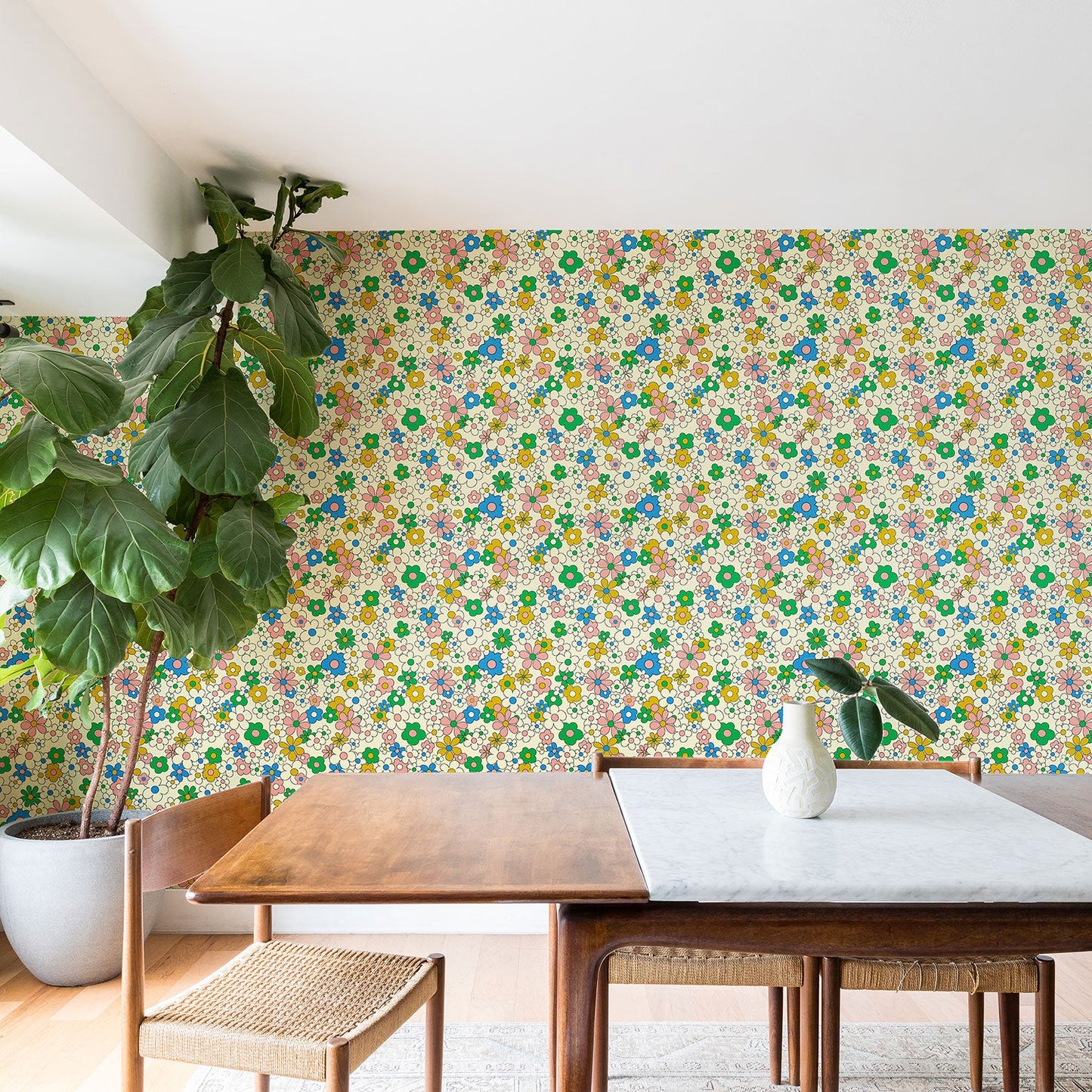 Jenean Morrison Happy Together in Pink Wallpaper