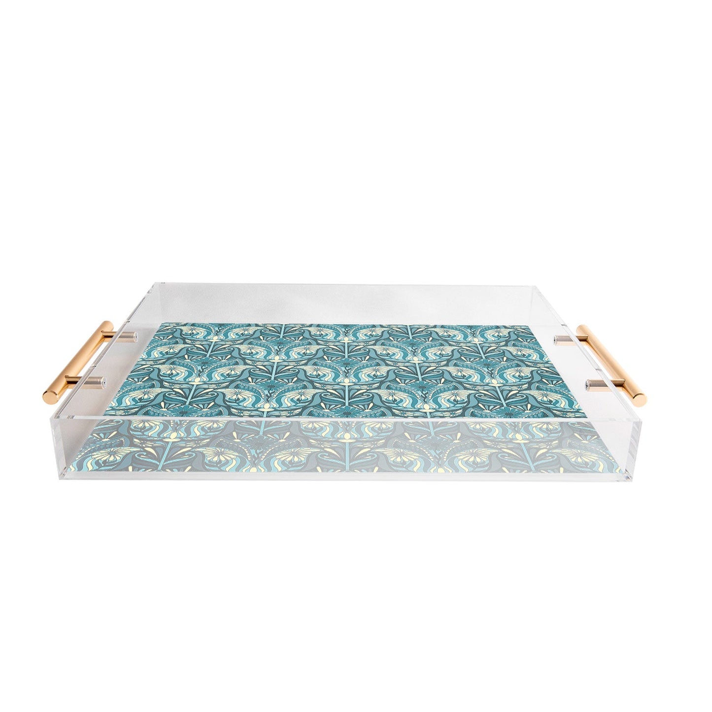 Jenean Morrison Mirror Image in Blue Acrylic Tray