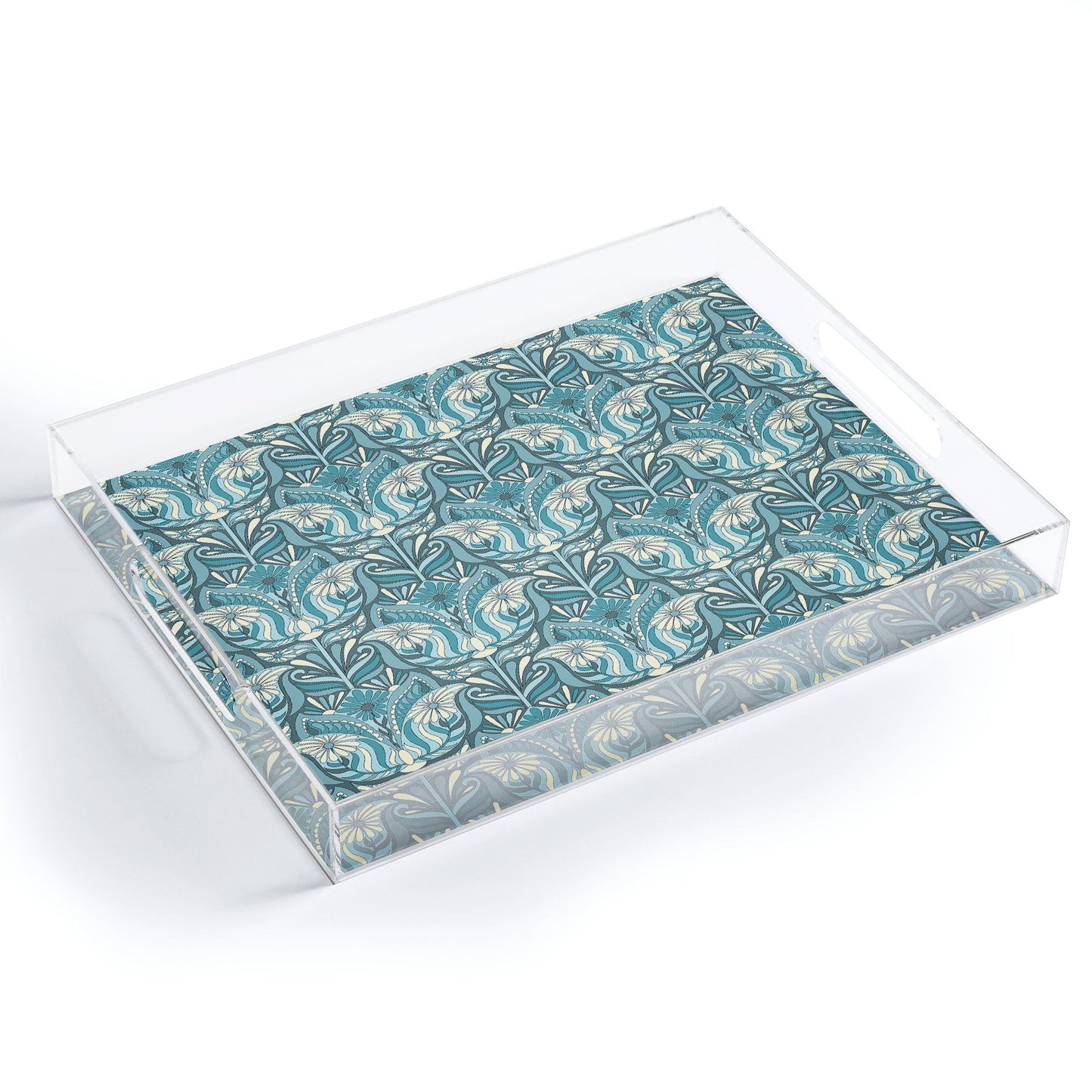 Jenean Morrison Mirror Image in Blue Acrylic Tray