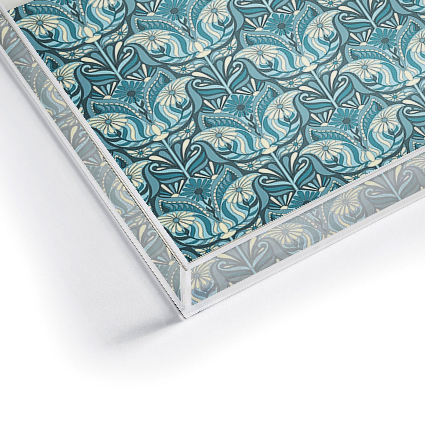 Jenean Morrison Mirror Image in Blue Acrylic Tray