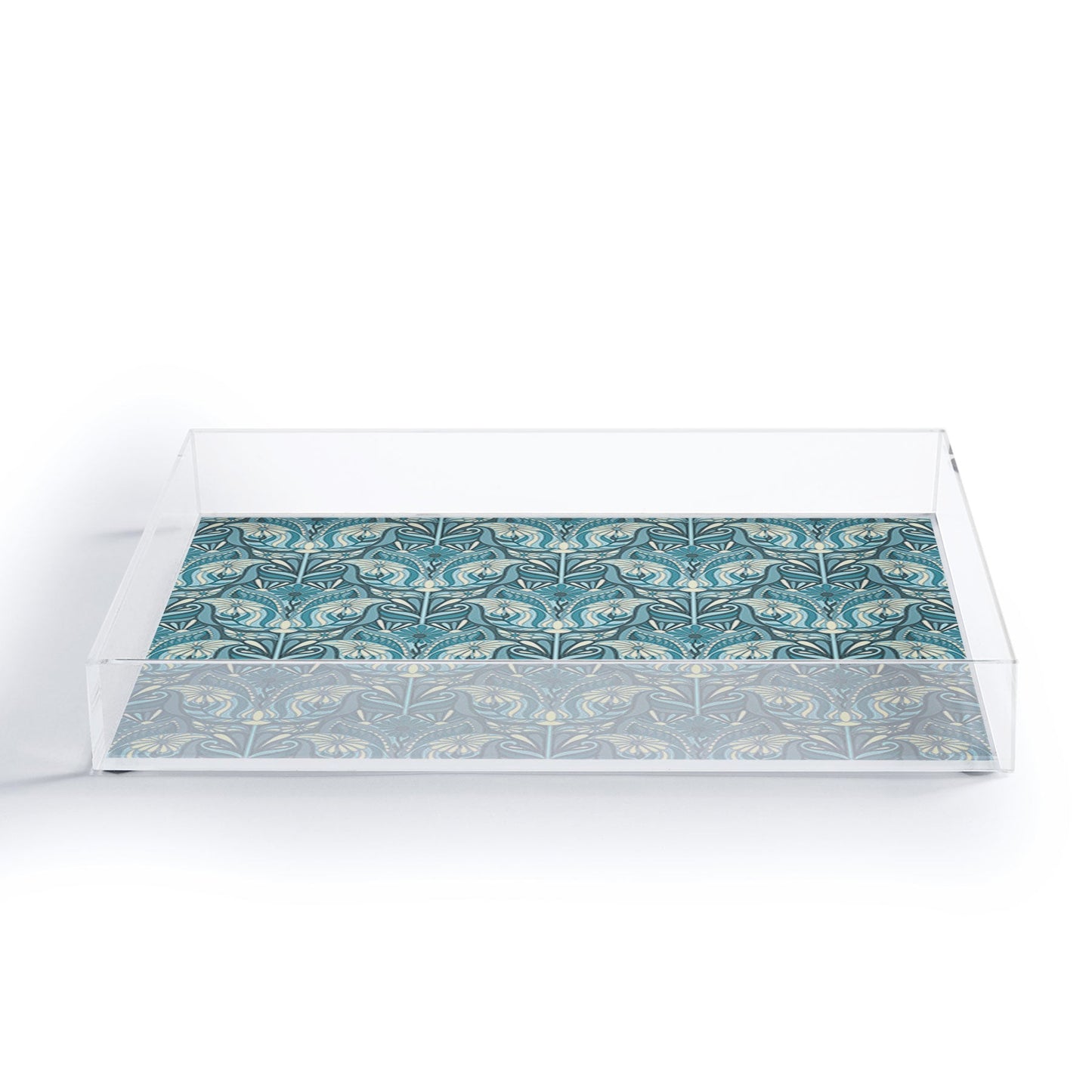 Jenean Morrison Mirror Image in Blue Acrylic Tray