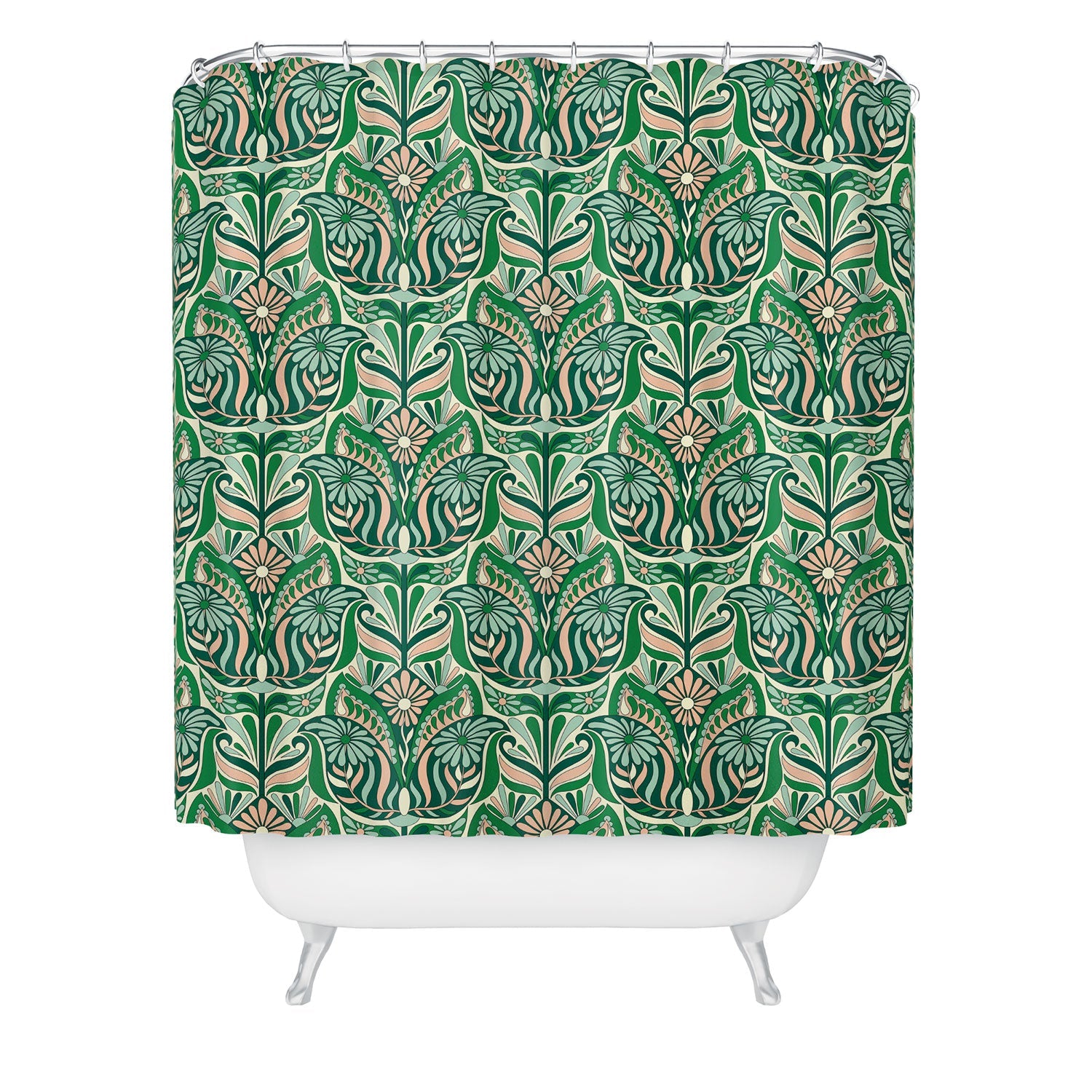 Jenean Morrison Mirror Image Shower Curtain