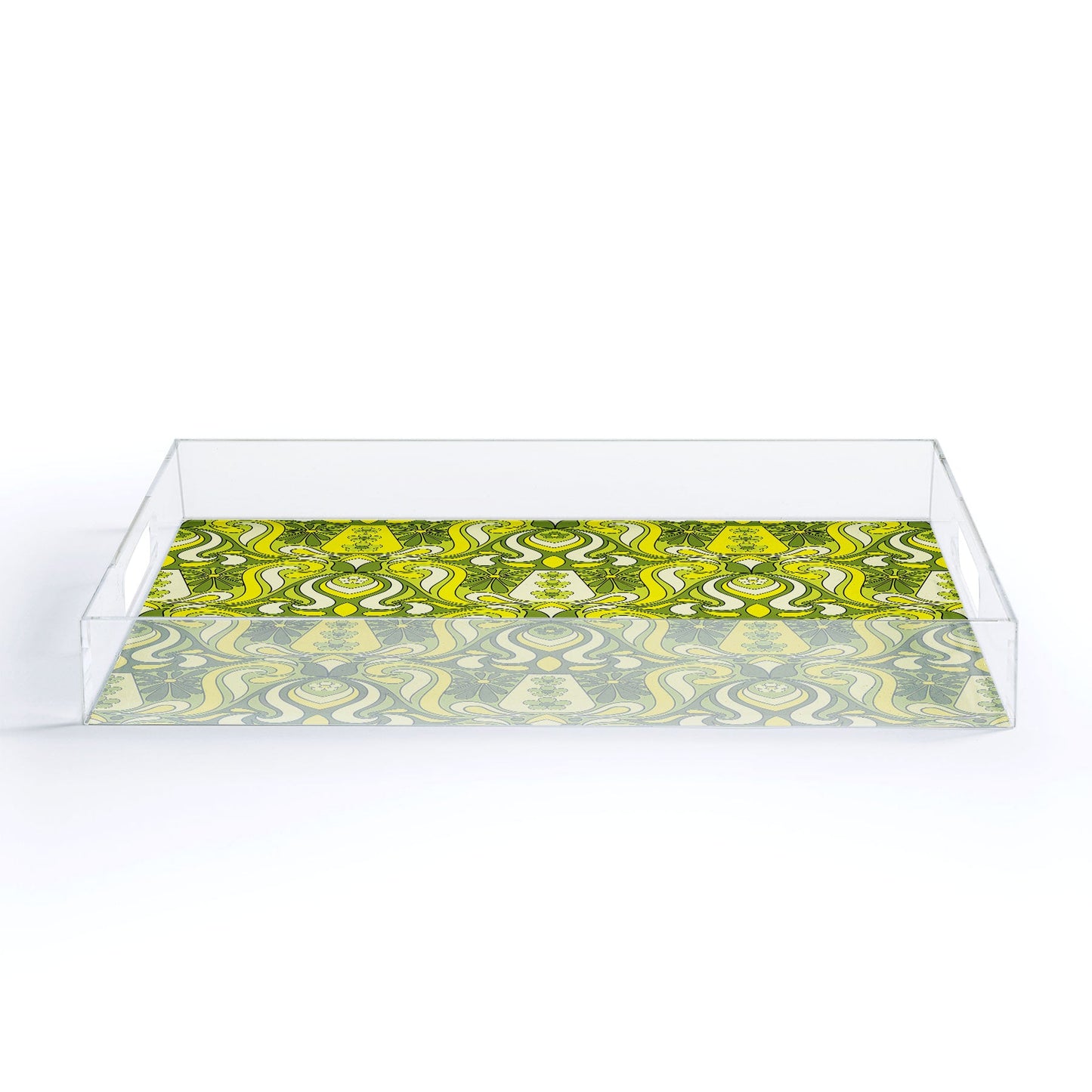Jenean Morrison Mushroom Lamp Lemon Lime Acrylic Tray