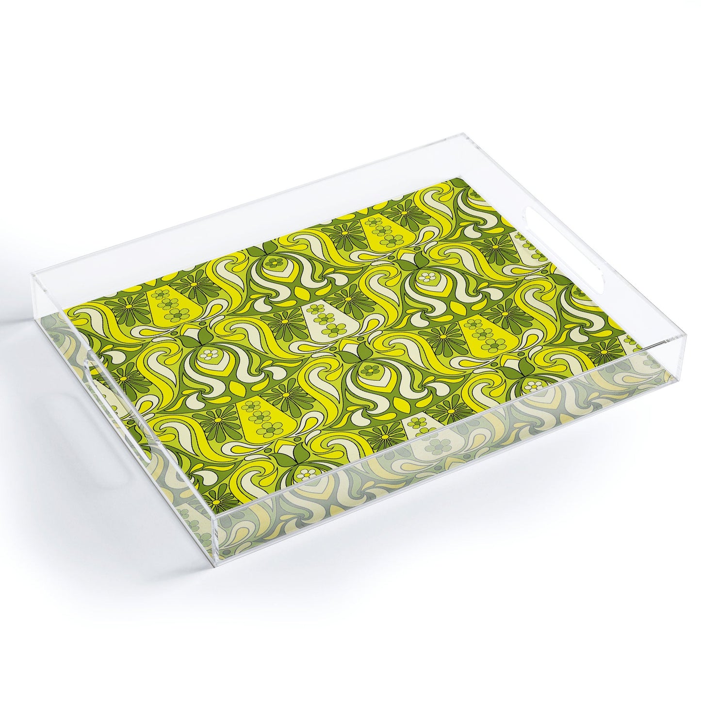 Jenean Morrison Mushroom Lamp Lemon Lime Acrylic Tray