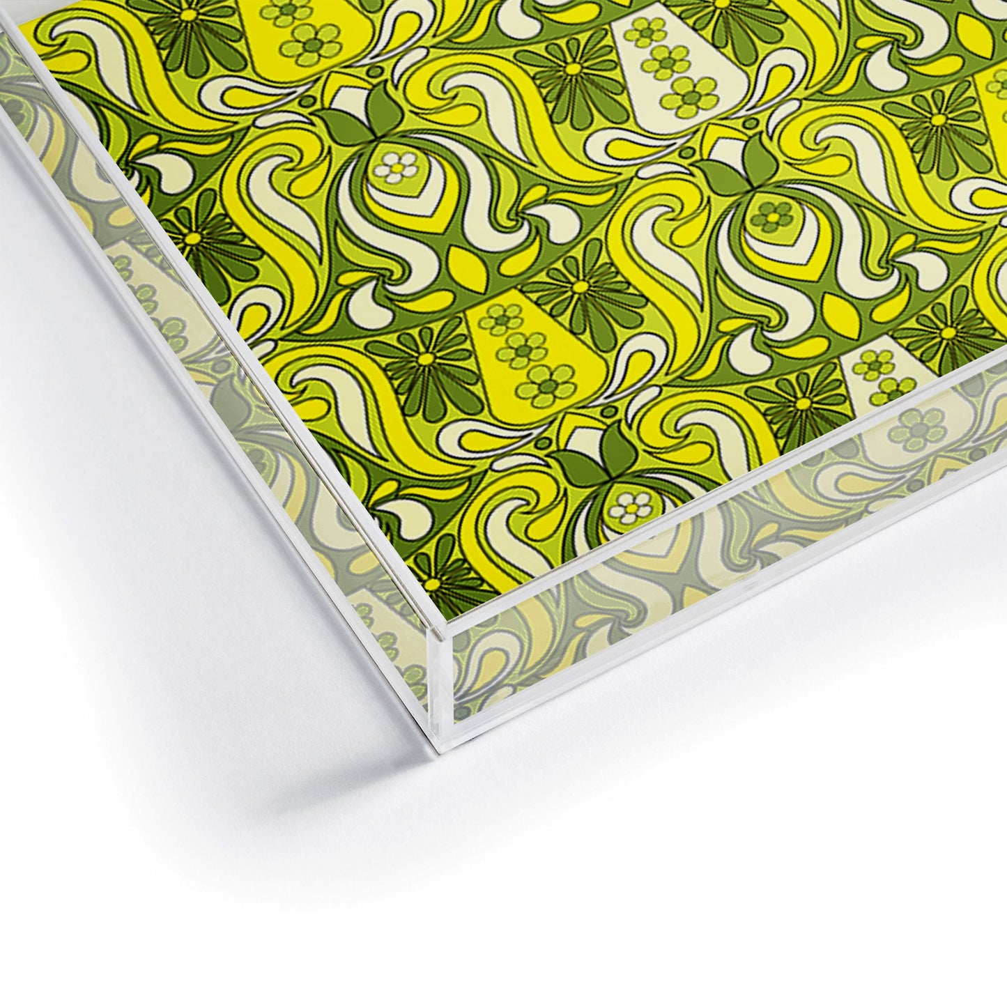 Jenean Morrison Mushroom Lamp Lemon Lime Acrylic Tray