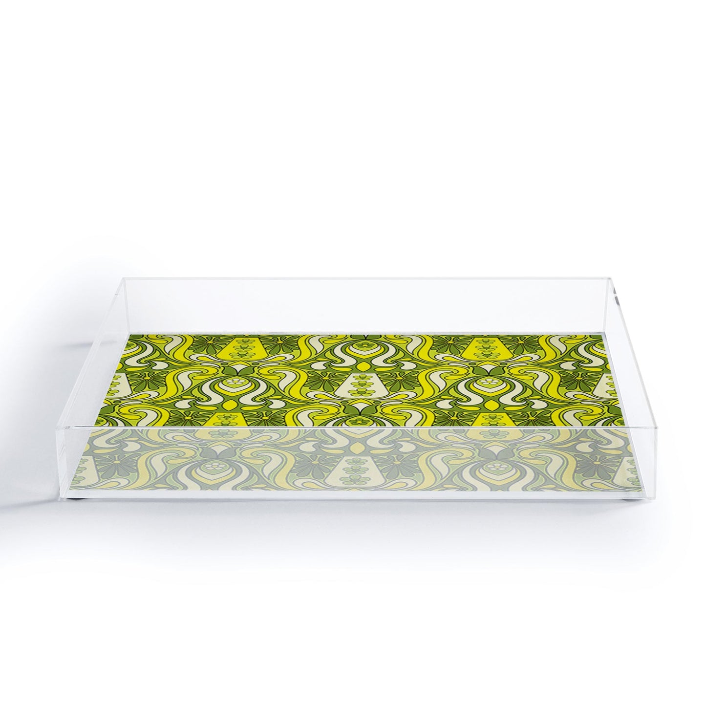 Jenean Morrison Mushroom Lamp Lemon Lime Acrylic Tray