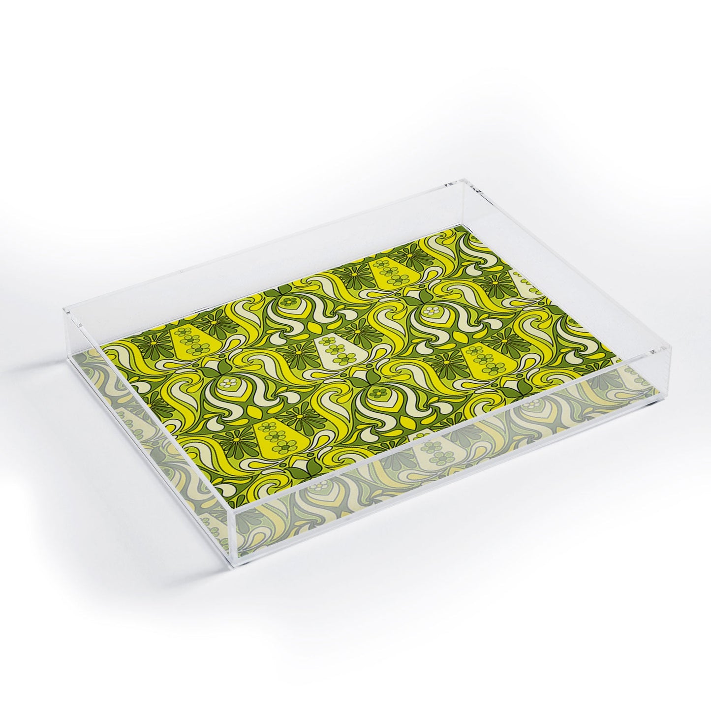Jenean Morrison Mushroom Lamp Lemon Lime Acrylic Tray