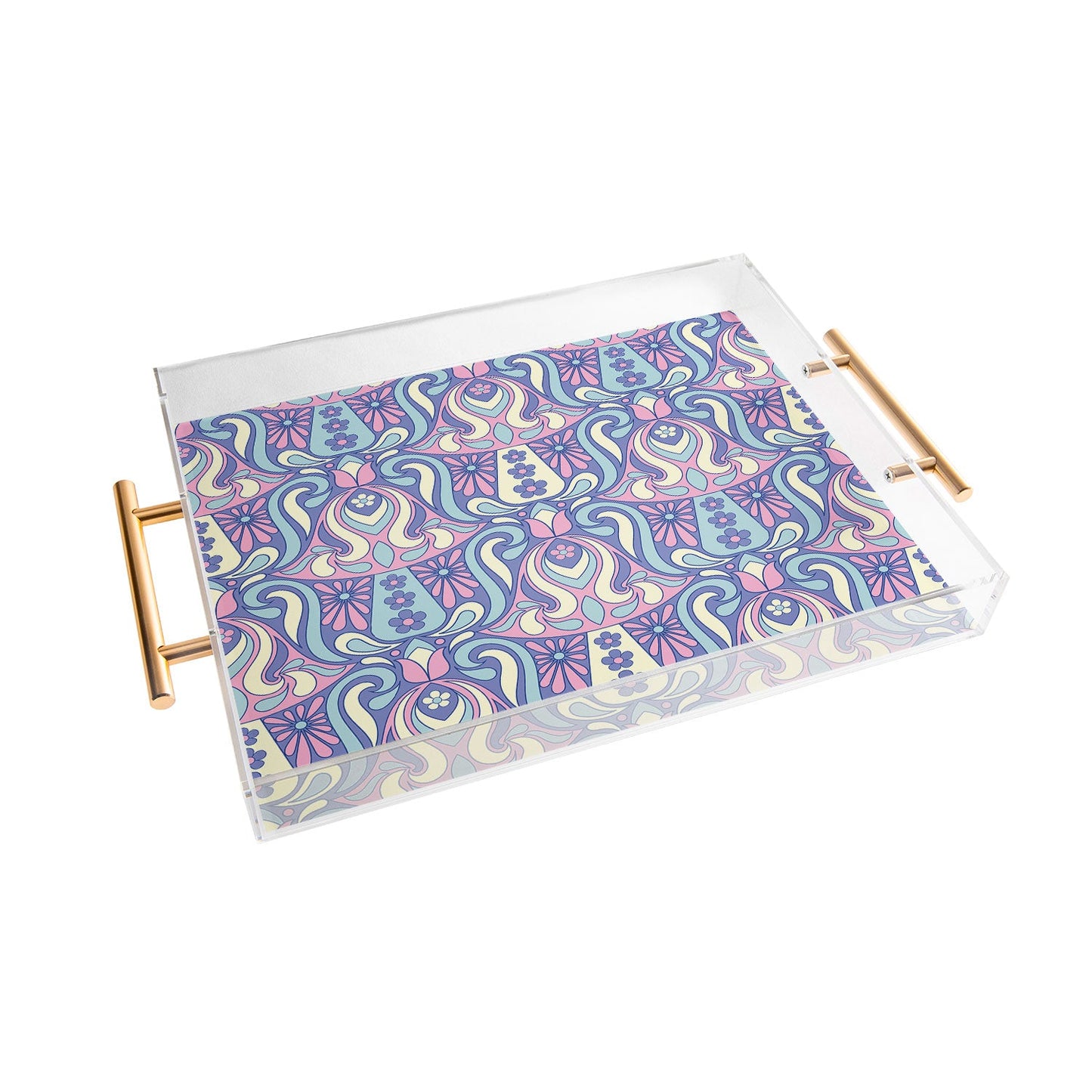 Jenean Morrison Mushroom Lamp Lilac Acrylic Tray