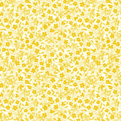 Jenean Morrison Pale Flower Yellow Shower Curtain