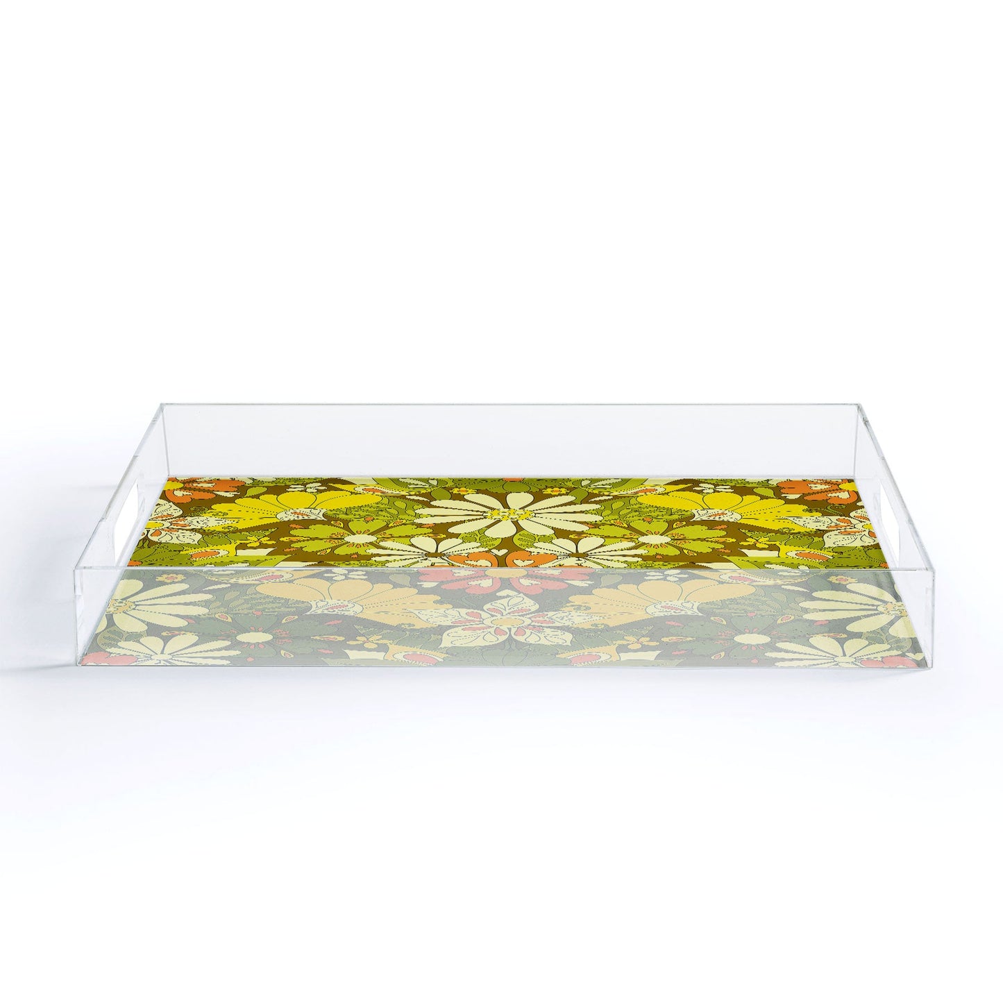 Jenean Morrison Park Walk Yellow Acrylic Tray