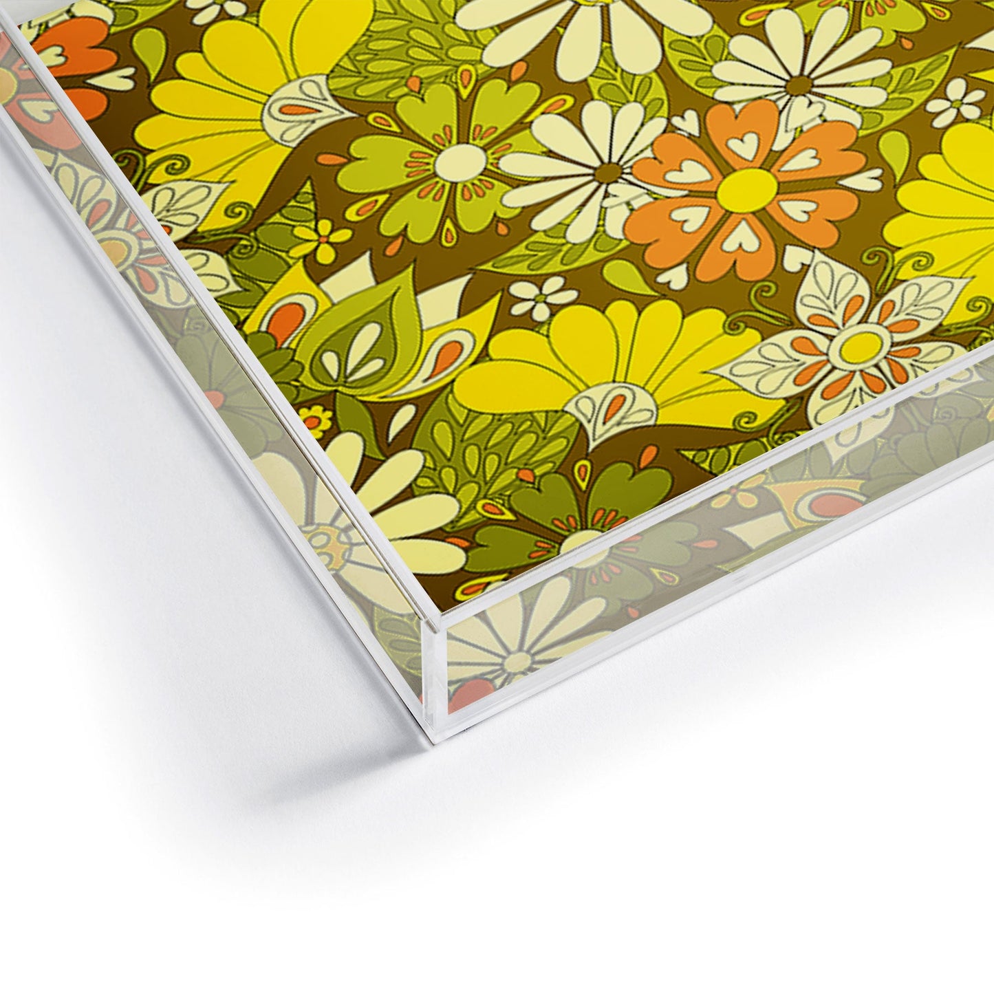 Jenean Morrison Park Walk Yellow Acrylic Tray