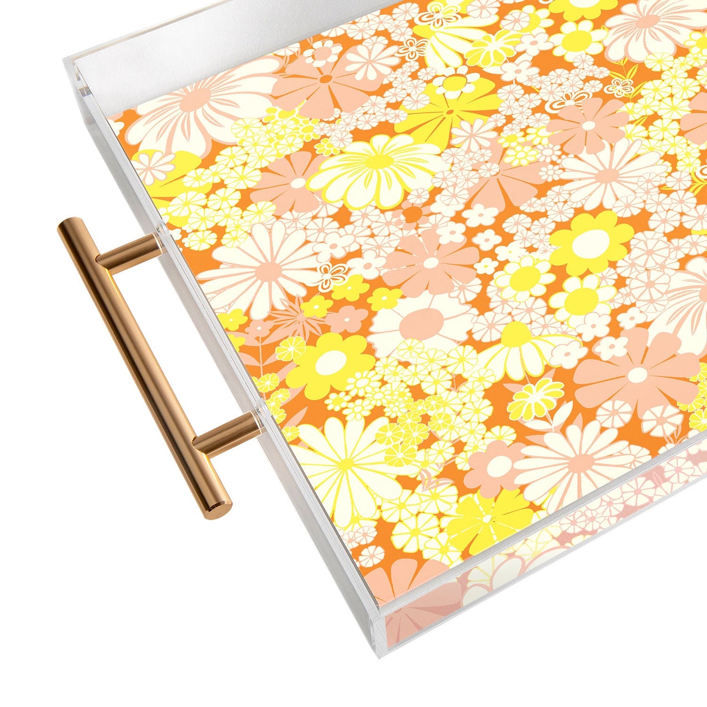 Jenean Morrison Peg In Persimmon Acrylic Tray