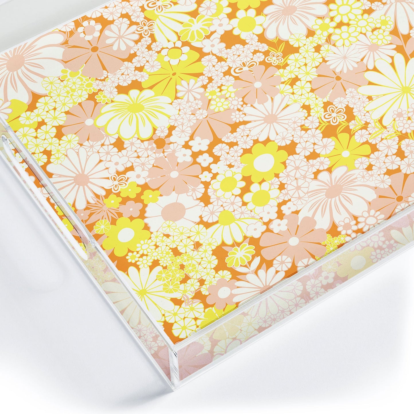 Jenean Morrison Peg In Persimmon Acrylic Tray