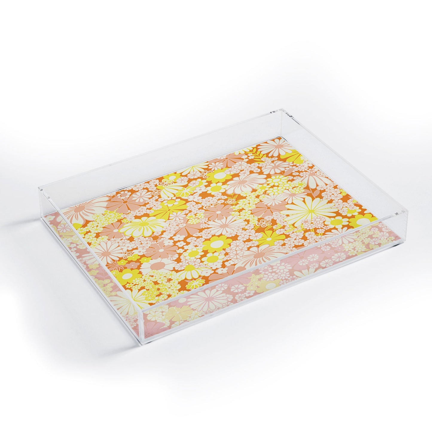 Jenean Morrison Peg In Persimmon Acrylic Tray