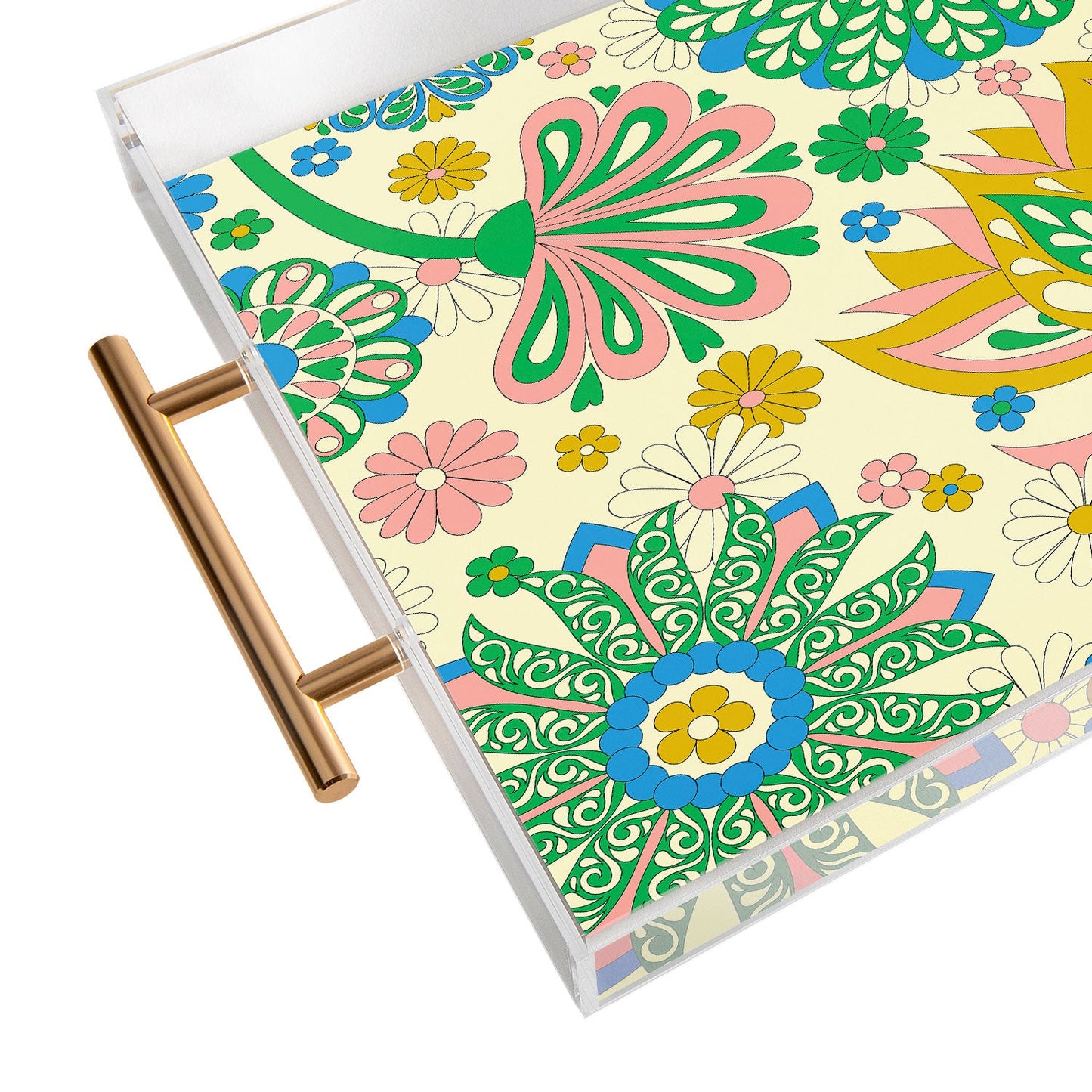 Jenean Morrison Perennial Garden Acrylic Tray
