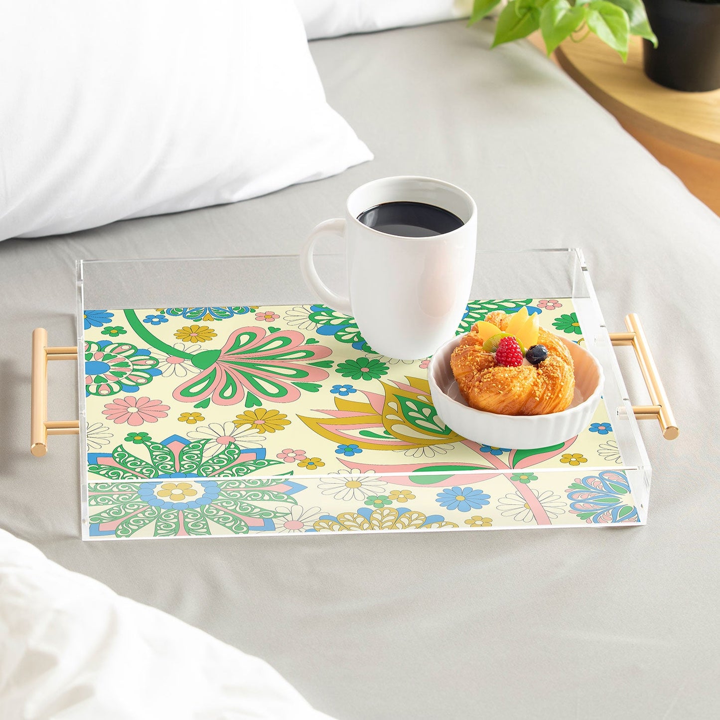 Jenean Morrison Perennial Garden Acrylic Tray