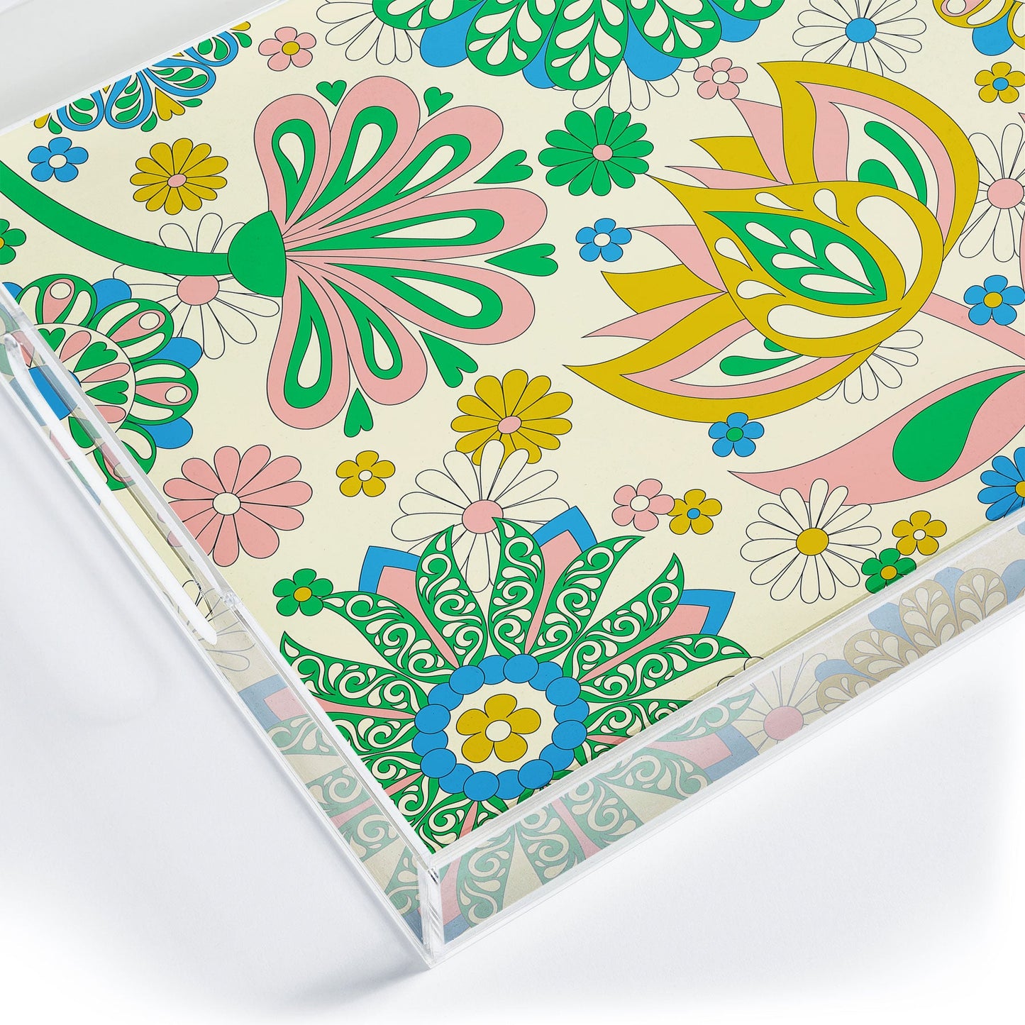 Jenean Morrison Perennial Garden Acrylic Tray