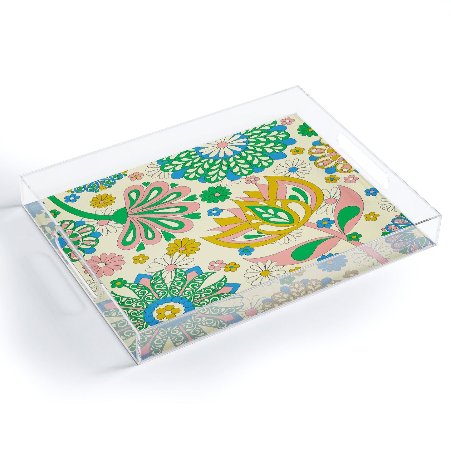Jenean Morrison Perennial Garden Acrylic Tray