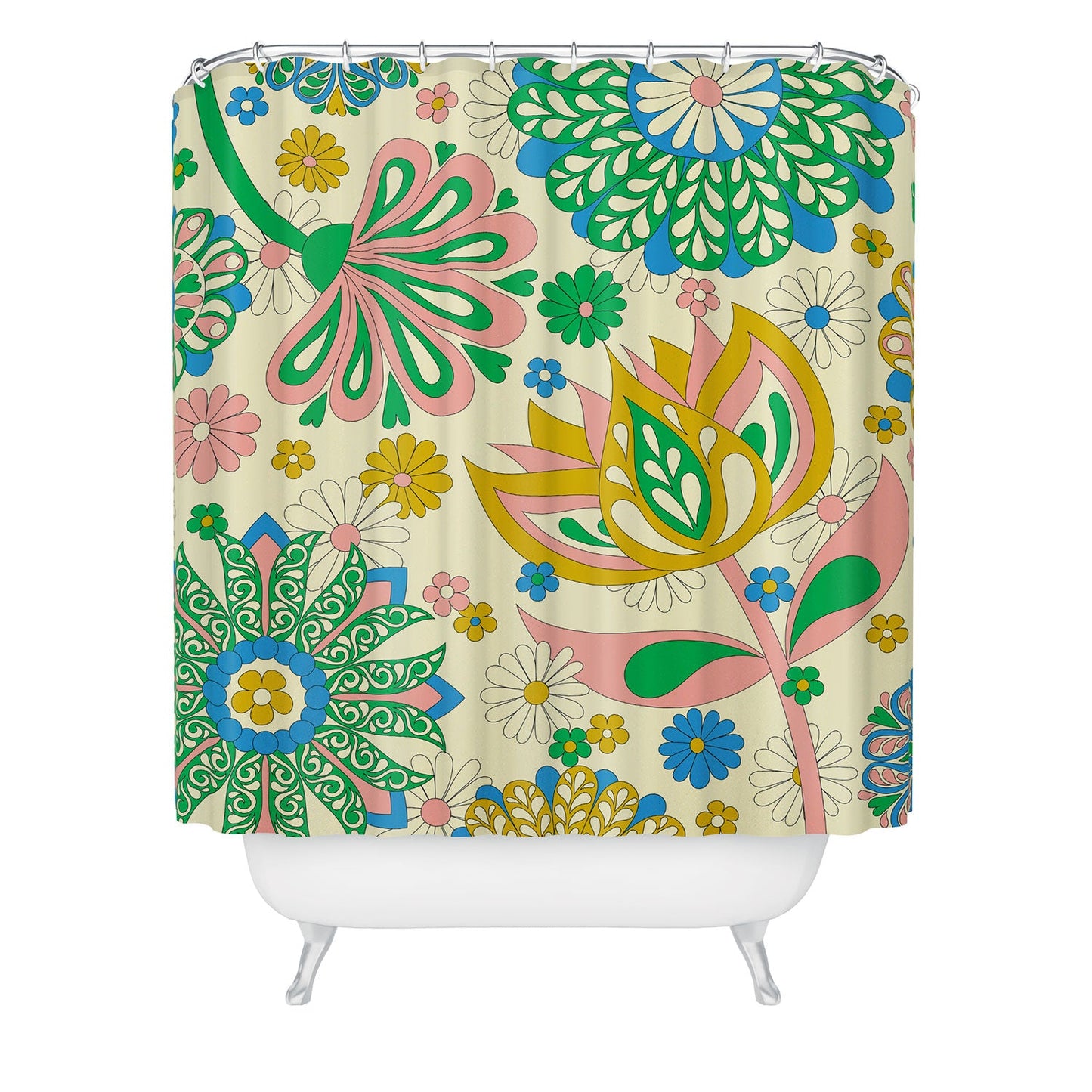 Jenean Morrison Perennial Garden Shower Curtain