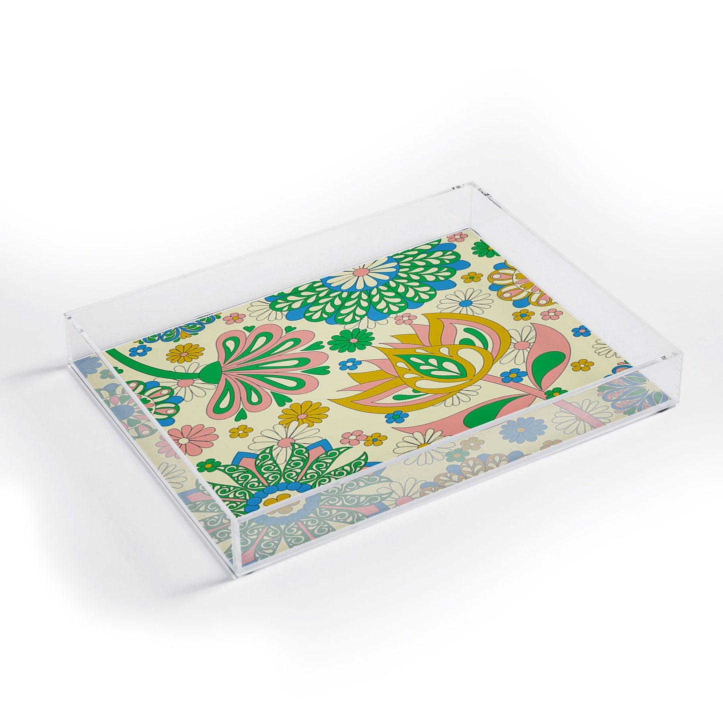 Jenean Morrison Perennial Garden Acrylic Tray