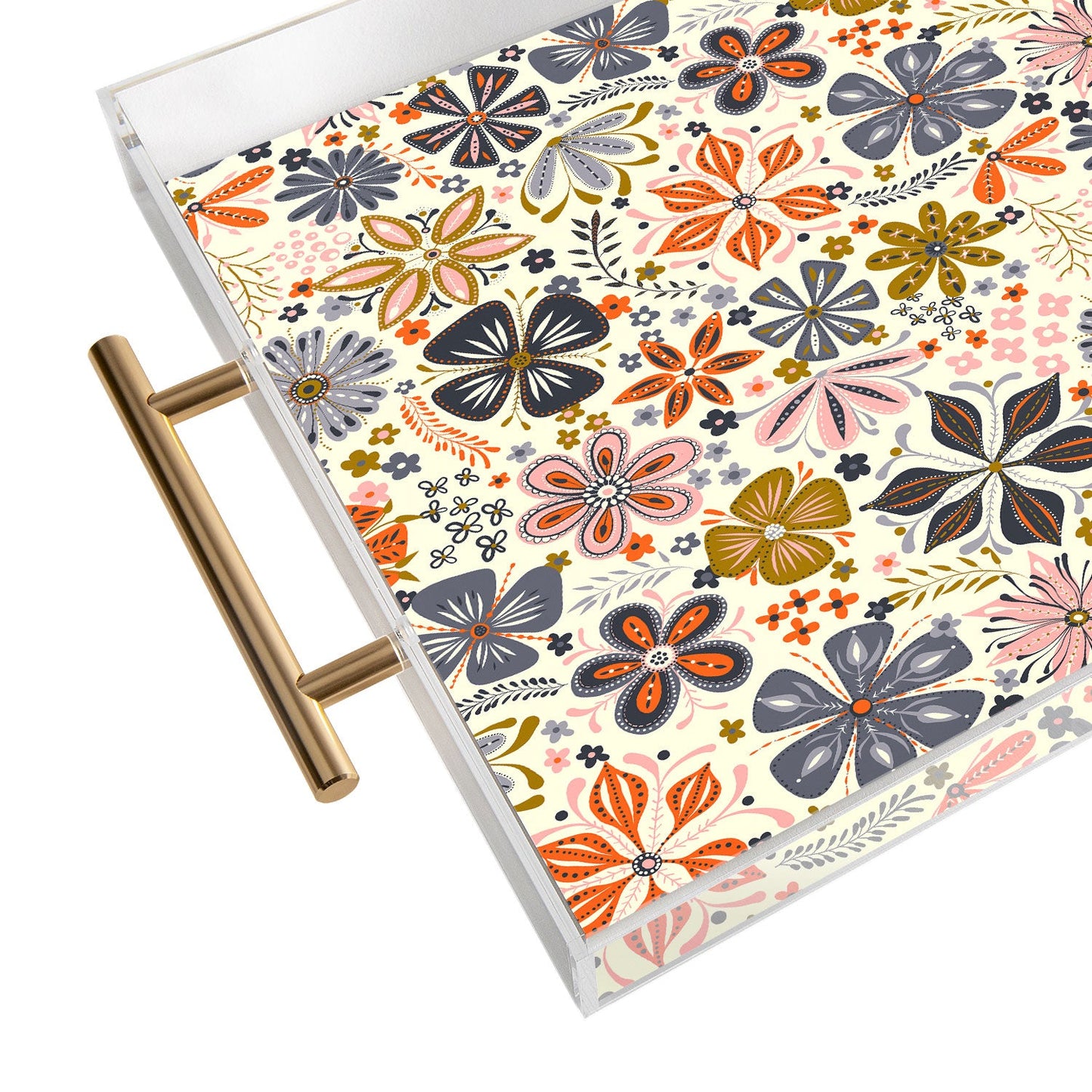 Jenean Morrison Petal Pop in Blue Acrylic Tray