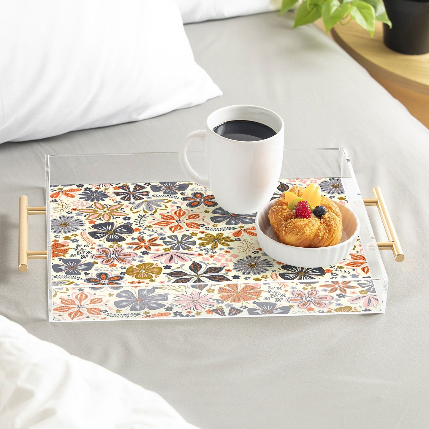 Jenean Morrison Petal Pop in Blue Acrylic Tray