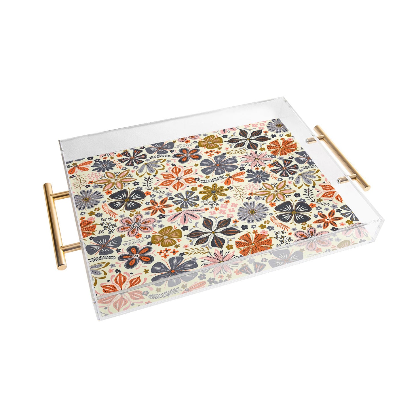 Jenean Morrison Petal Pop in Blue Acrylic Tray