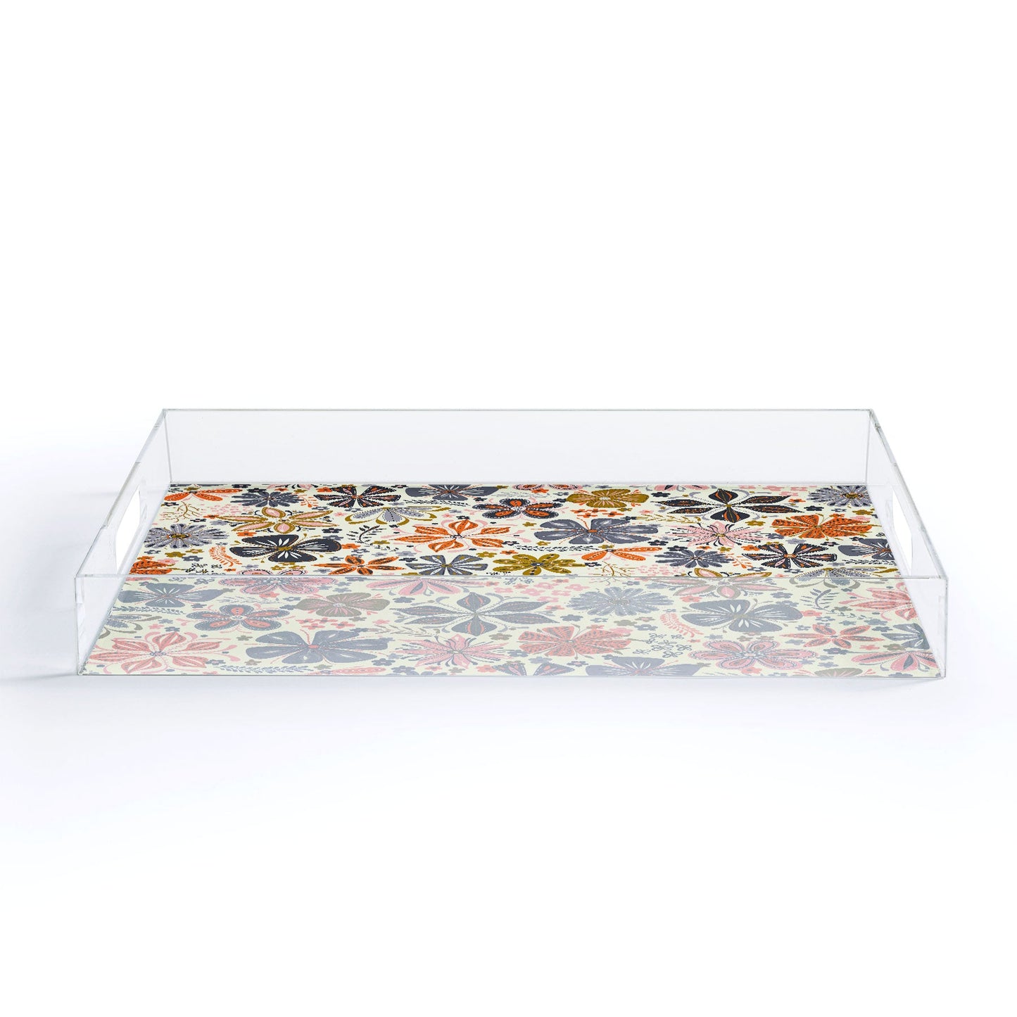 Jenean Morrison Petal Pop in Blue Acrylic Tray