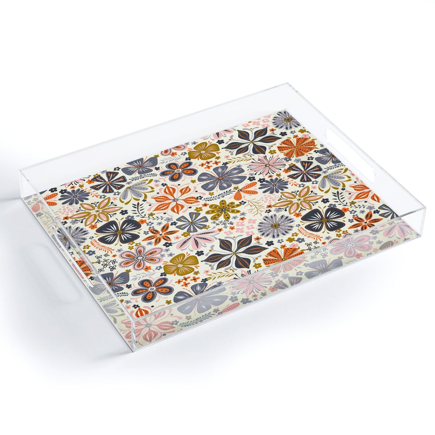 Jenean Morrison Petal Pop in Blue Acrylic Tray