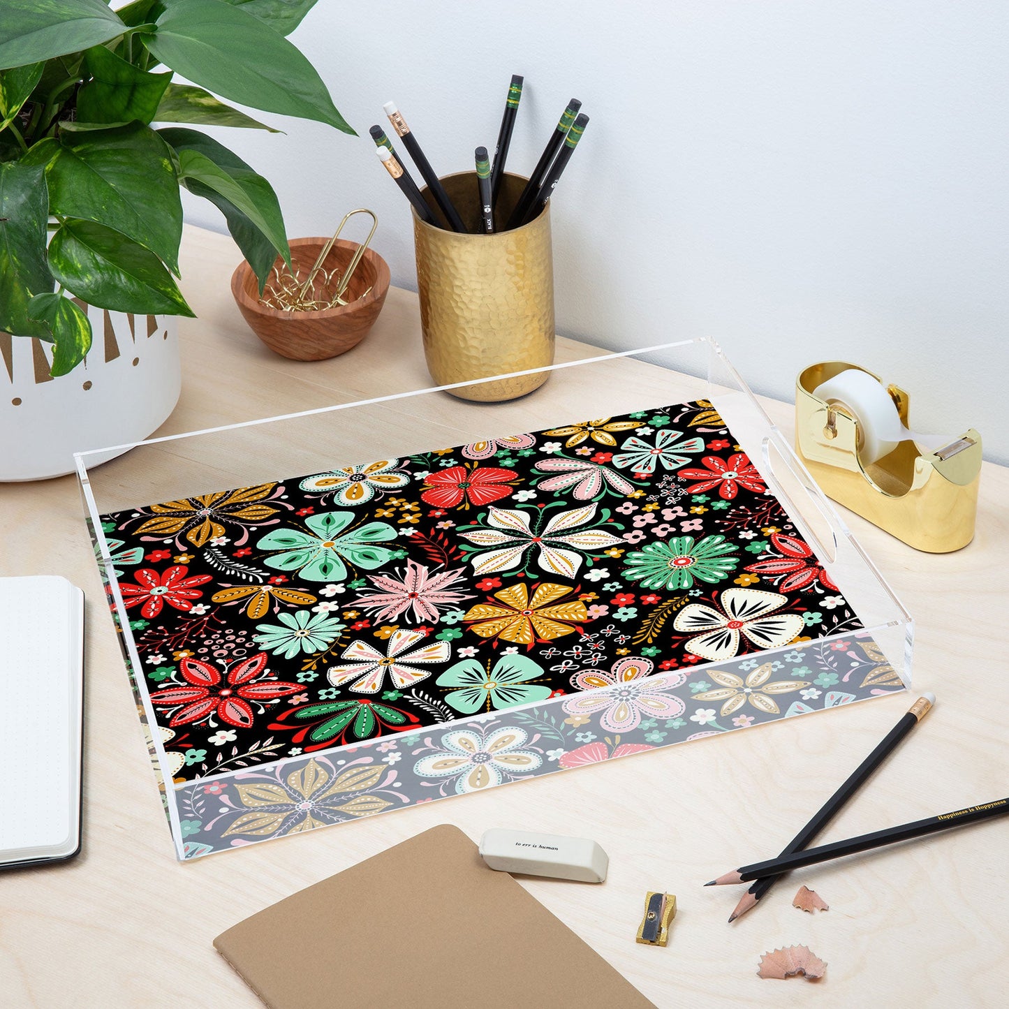 Jenean Morrison Petal Pop Acrylic Tray