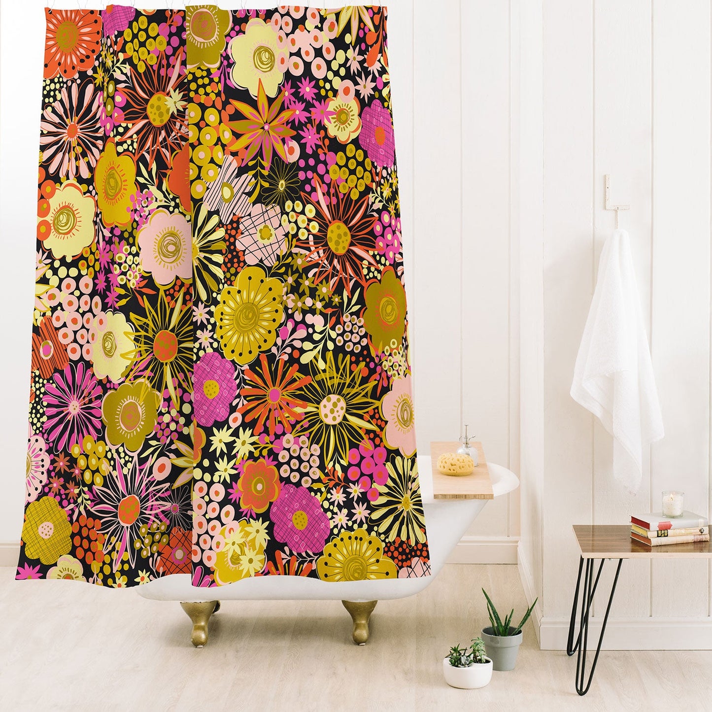 Jenean Morrison Romantic Hello Shower Curtain