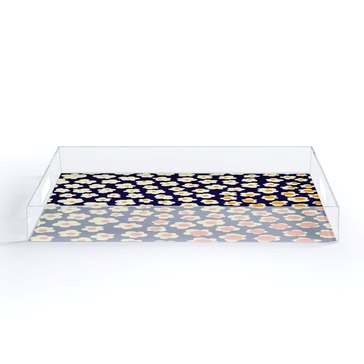 Jenean Morrison Sunny Side Floral Acrylic Tray