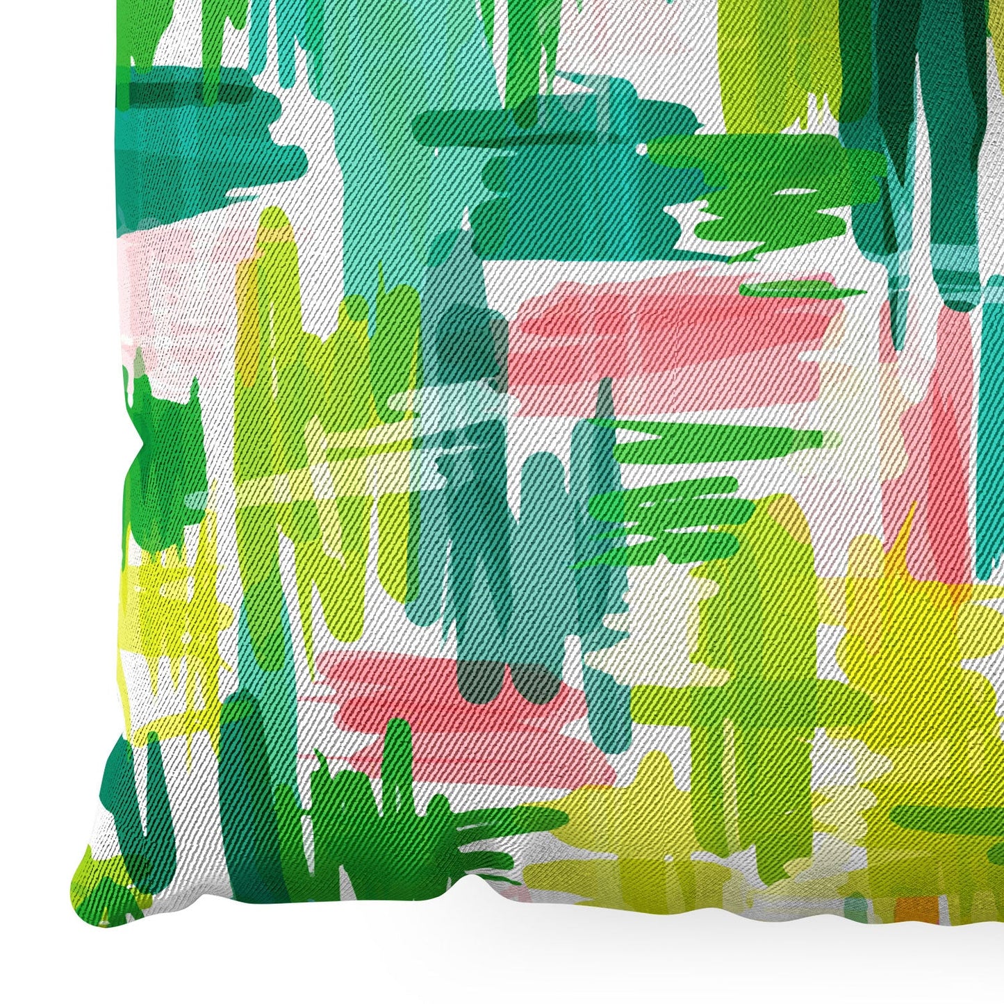 Jenean Morrison Tropical Abstract Floor Pillow Square