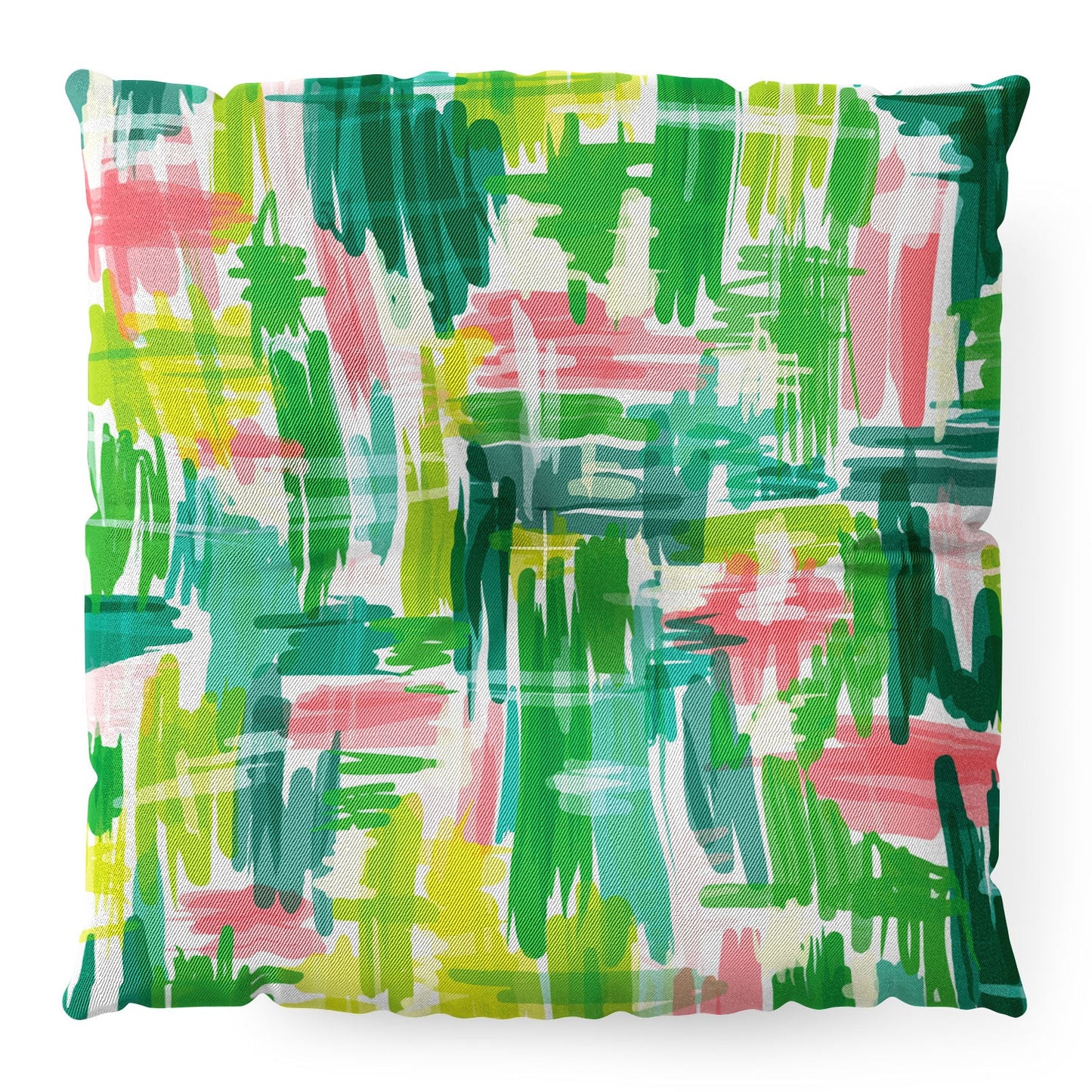 Jenean Morrison Tropical Abstract Floor Pillow Square