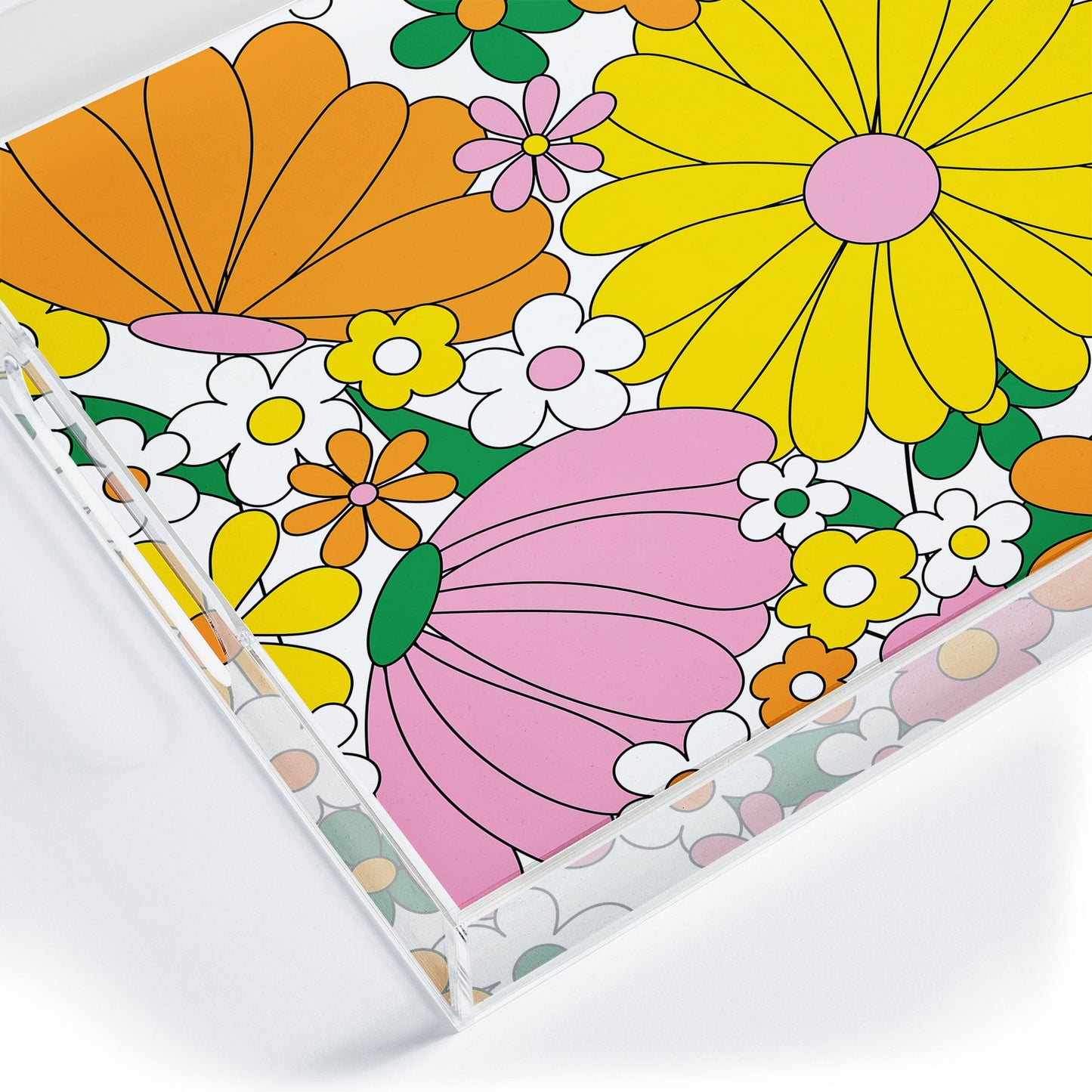 Jenean Morrison Vintage Pillowcase Acrylic Tray