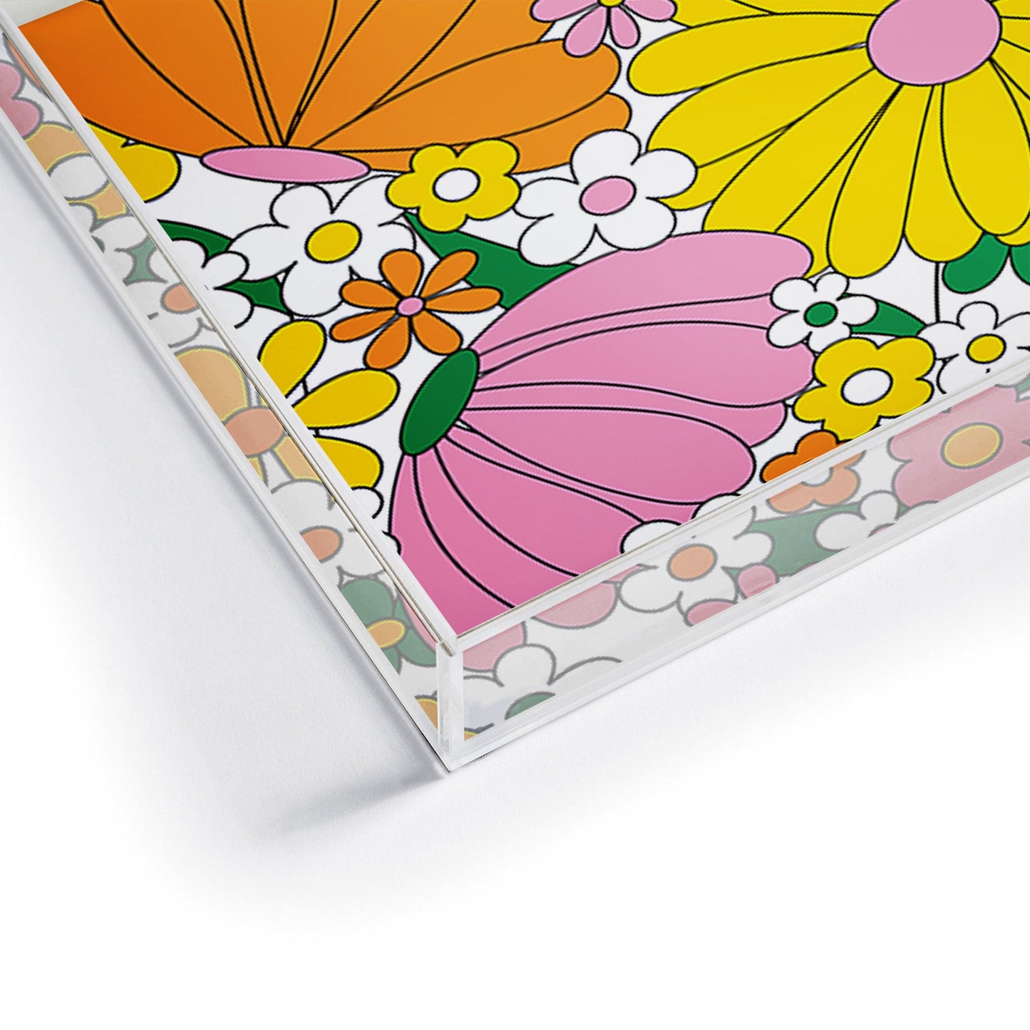 Jenean Morrison Vintage Pillowcase Acrylic Tray