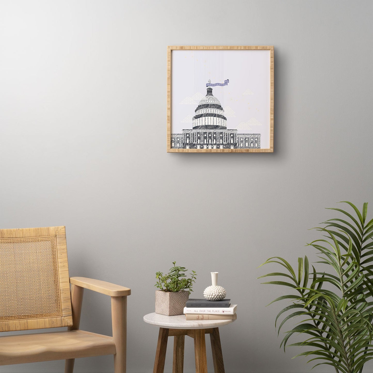 Jennifer Hill Washington DC Capitol Building Framed Wall Art