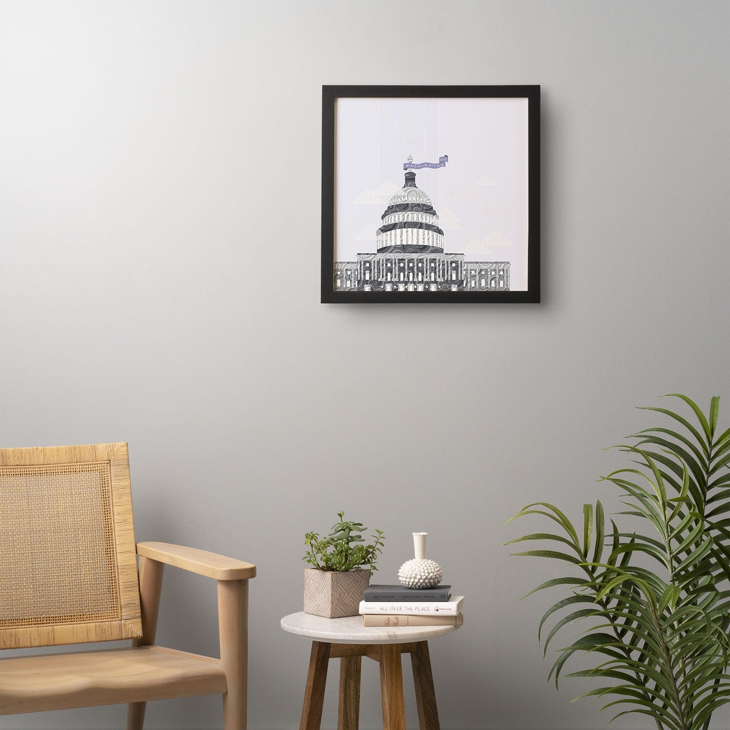Jennifer Hill Washington DC Capitol Building Framed Wall Art